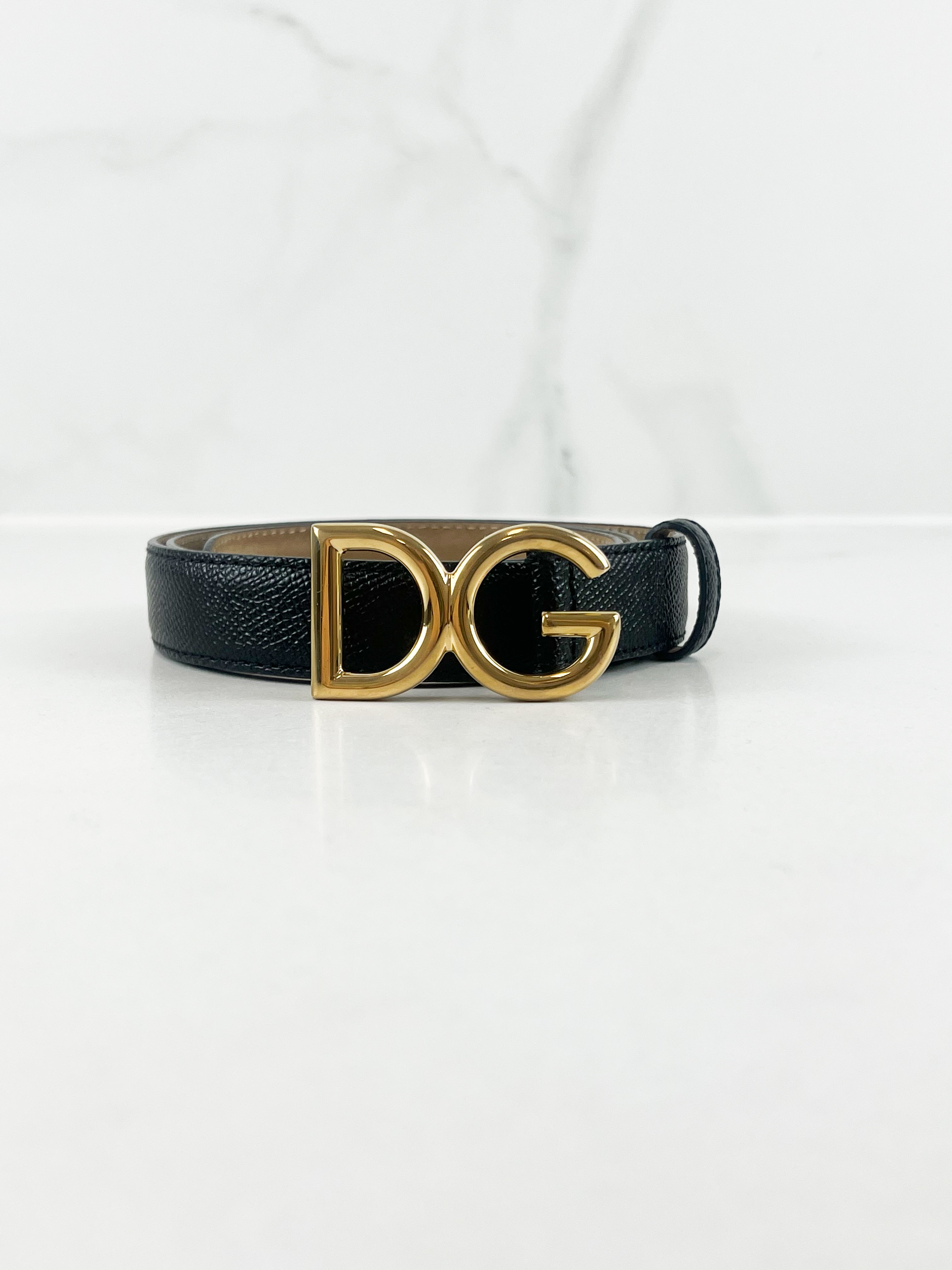 Dolce & Gabbana Leather Belt Size 85