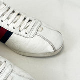Gucci White GG Guccissima Sneaker Size 38