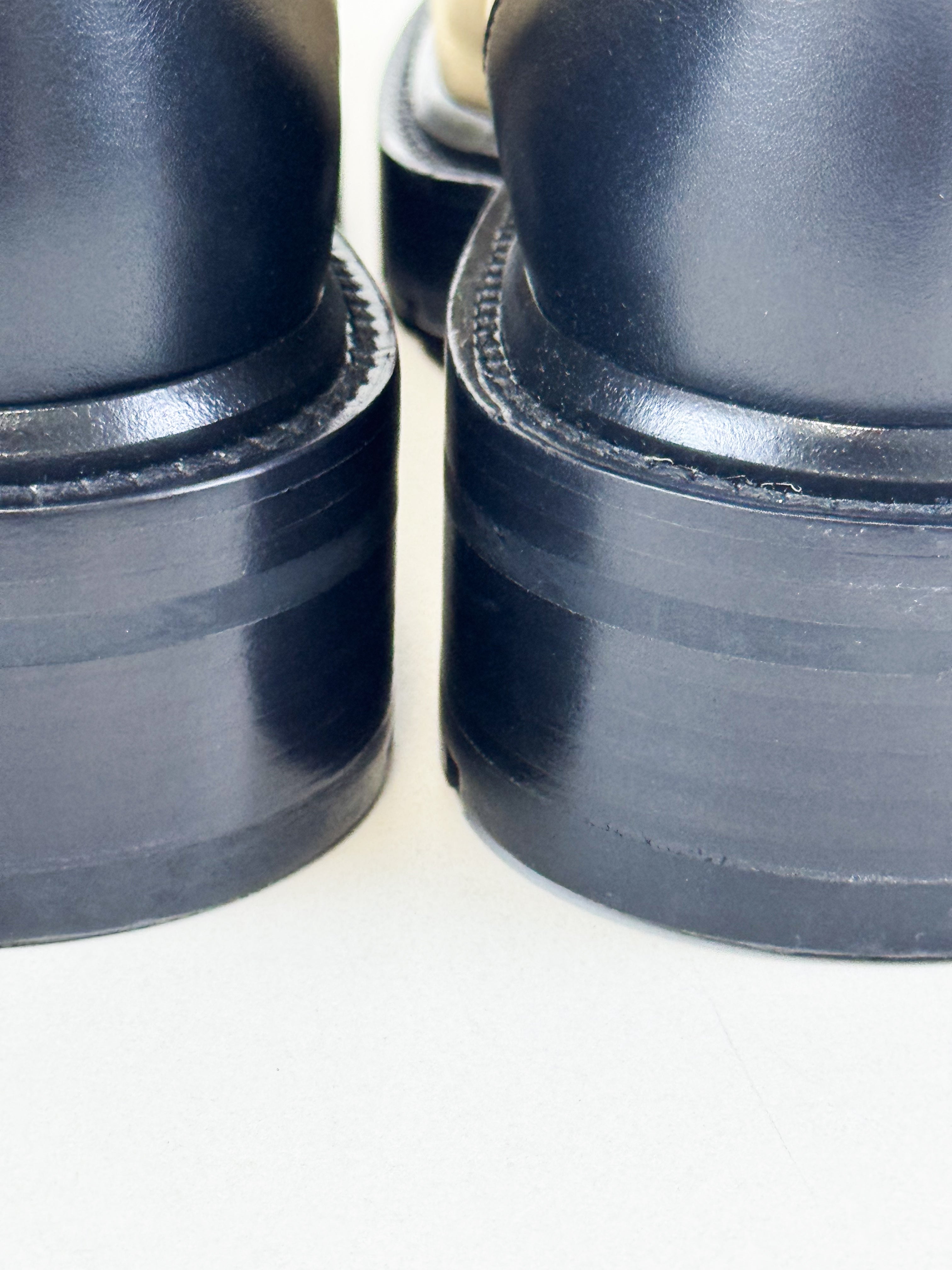 Chanel Quilted Combat Boot Size 38C