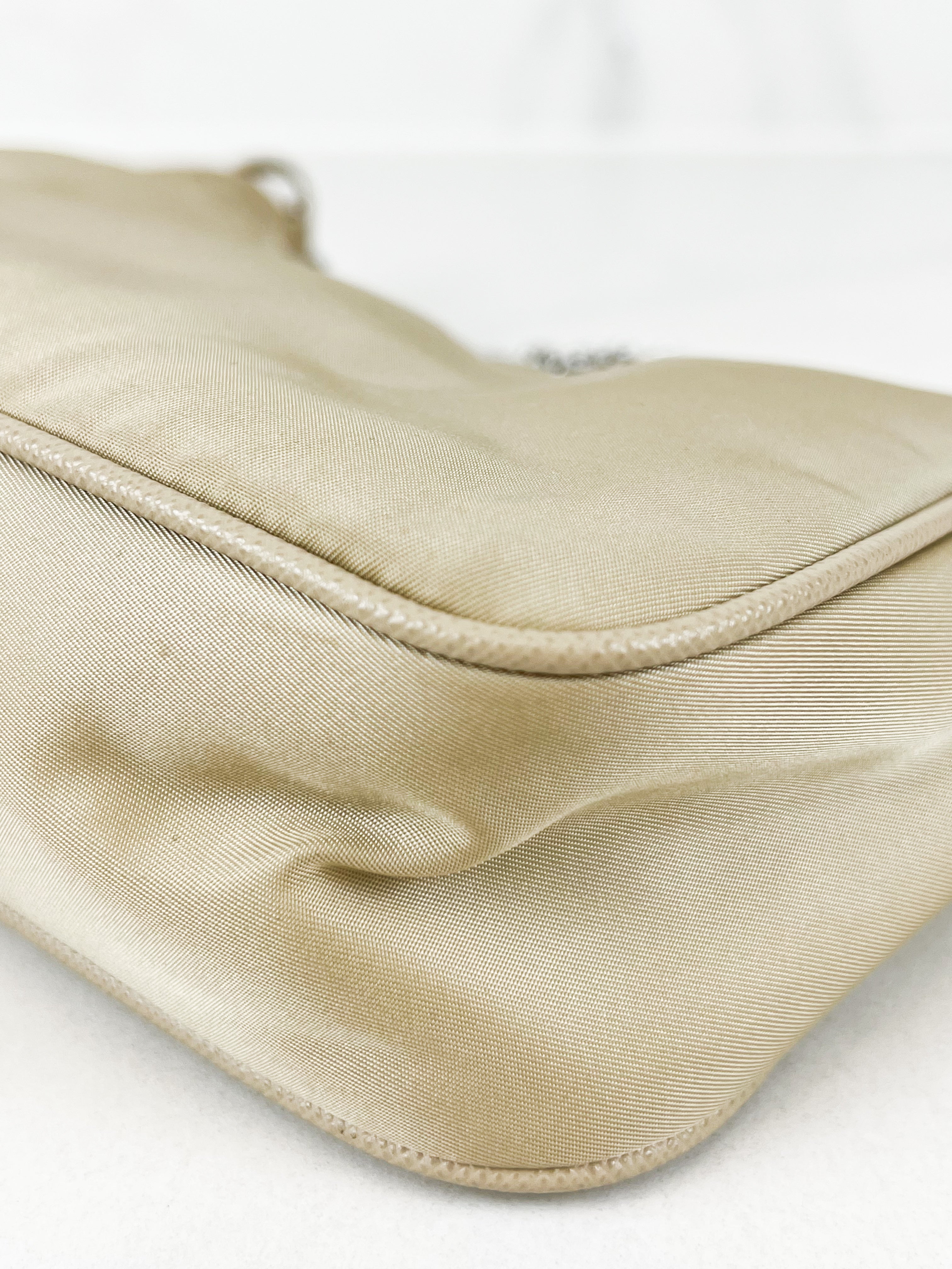 Prada Nylon Re-Edition 2005 in Beige