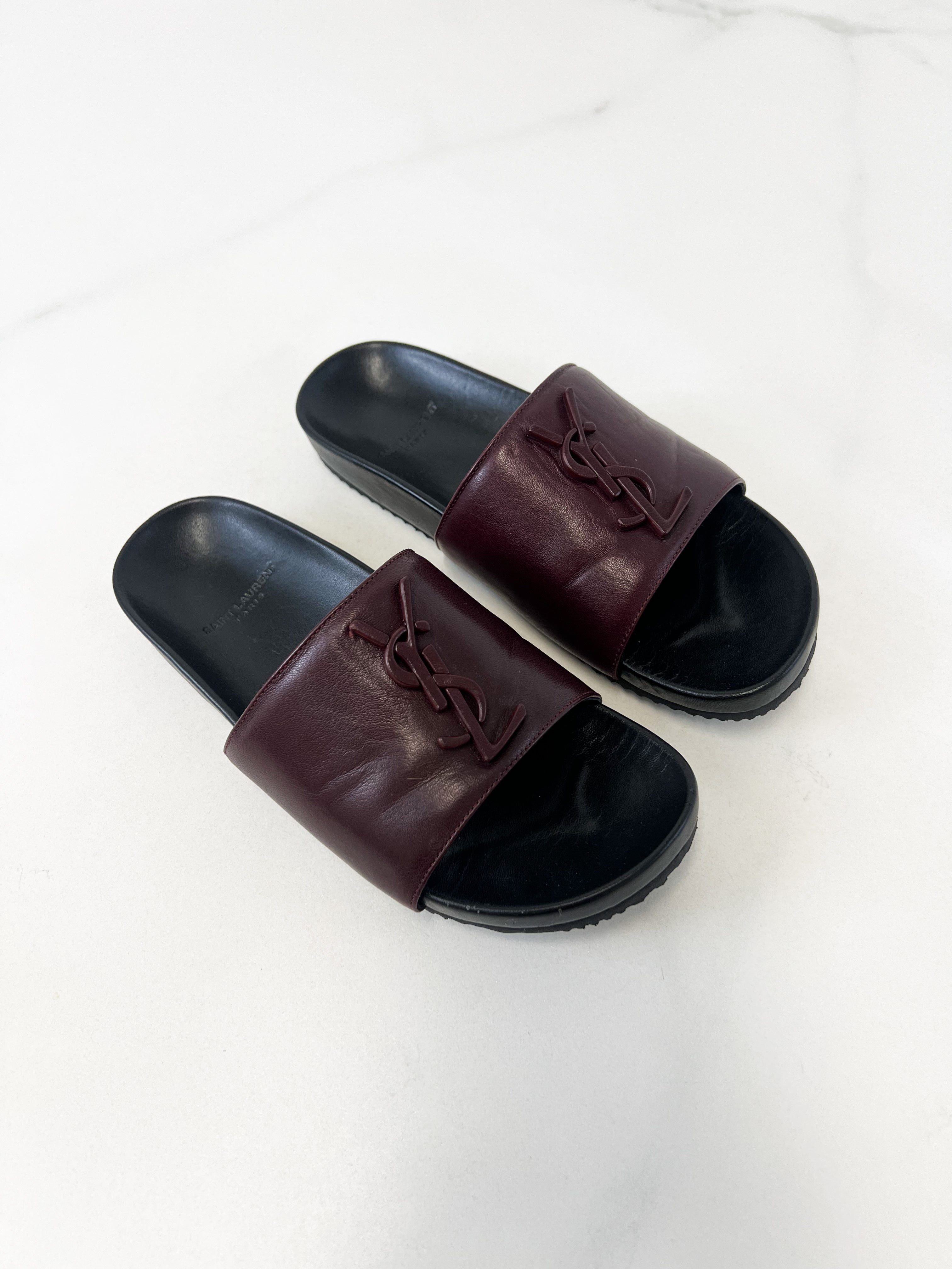 Saint Laurent Joan Slide Size 36