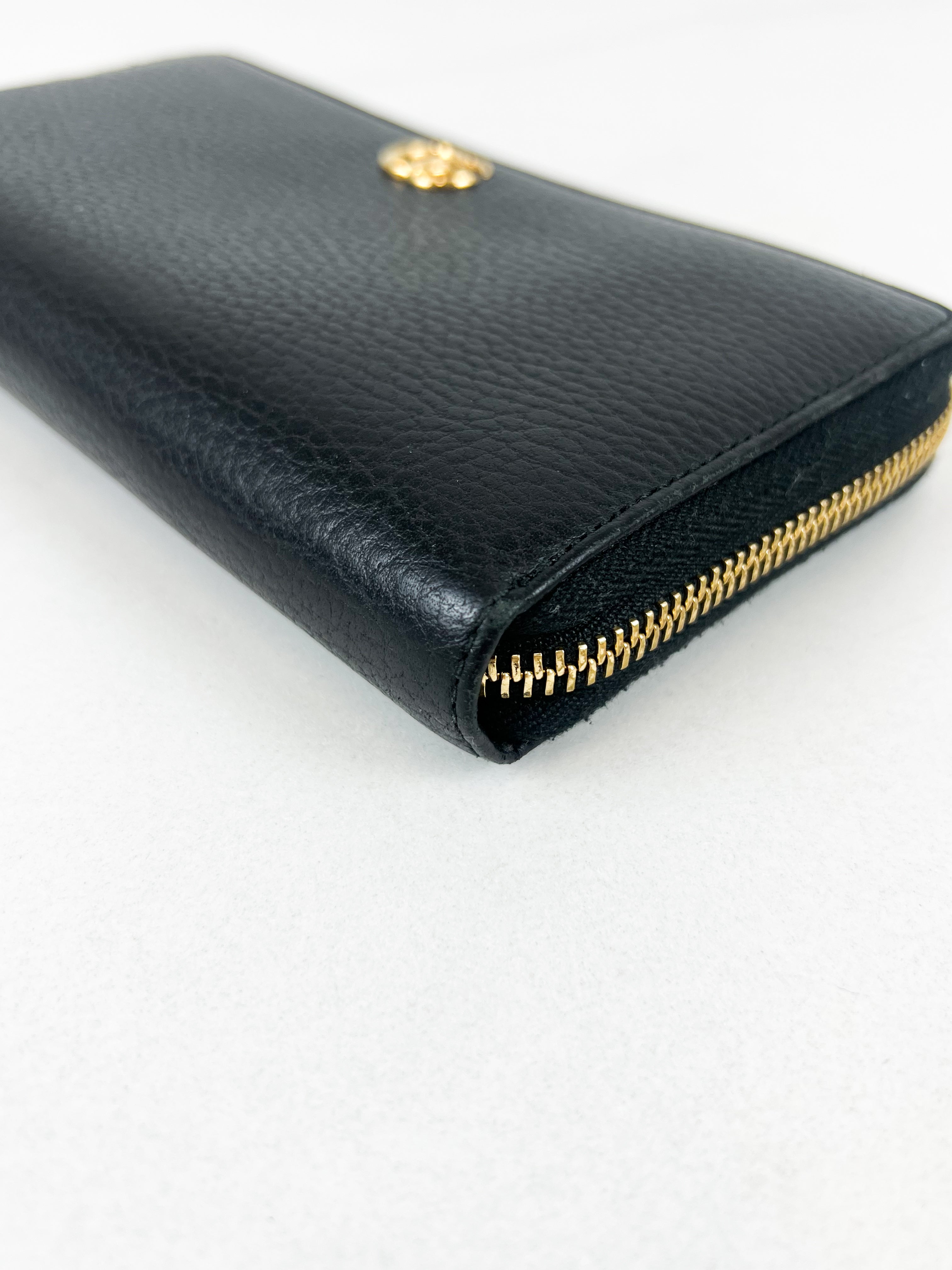 Gucci Long Marmont Zip Around Wallet