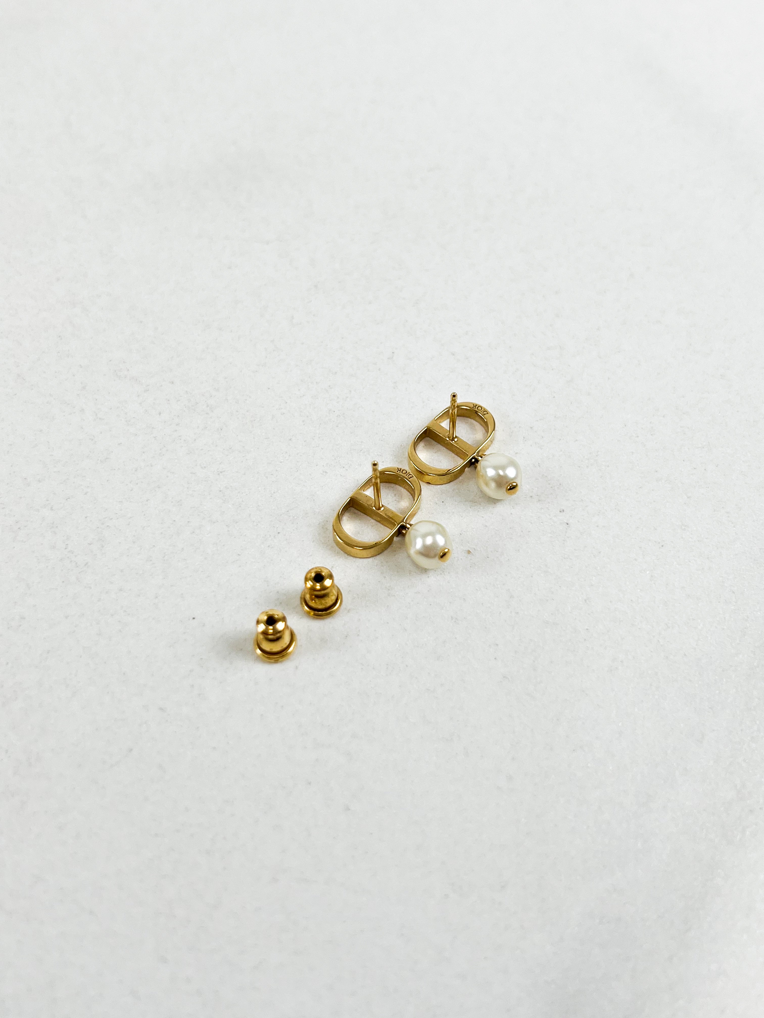 Christian Dior Pearl Earrings