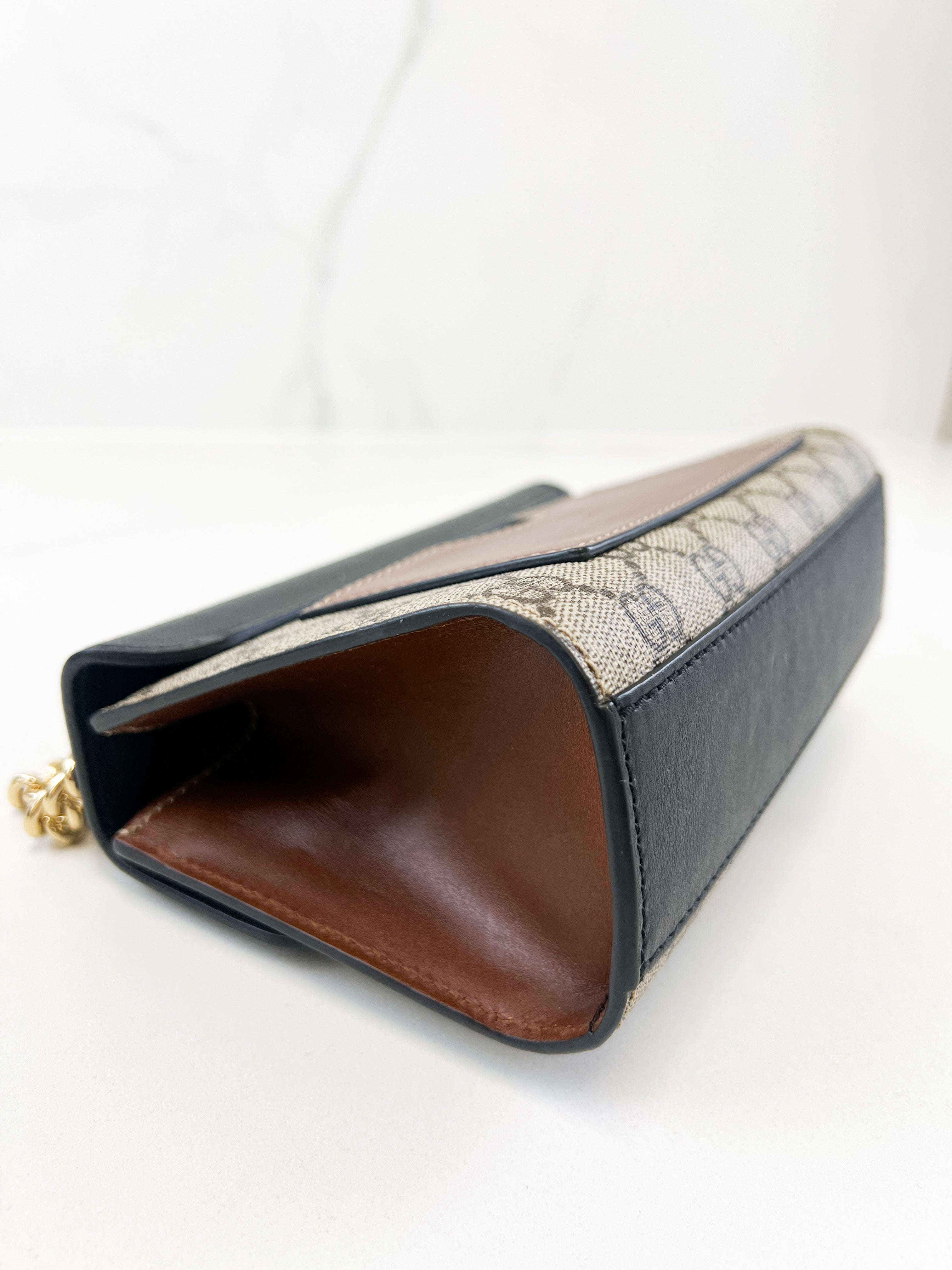 Gucci GG Supreme Small Padlock Shoulder Bag