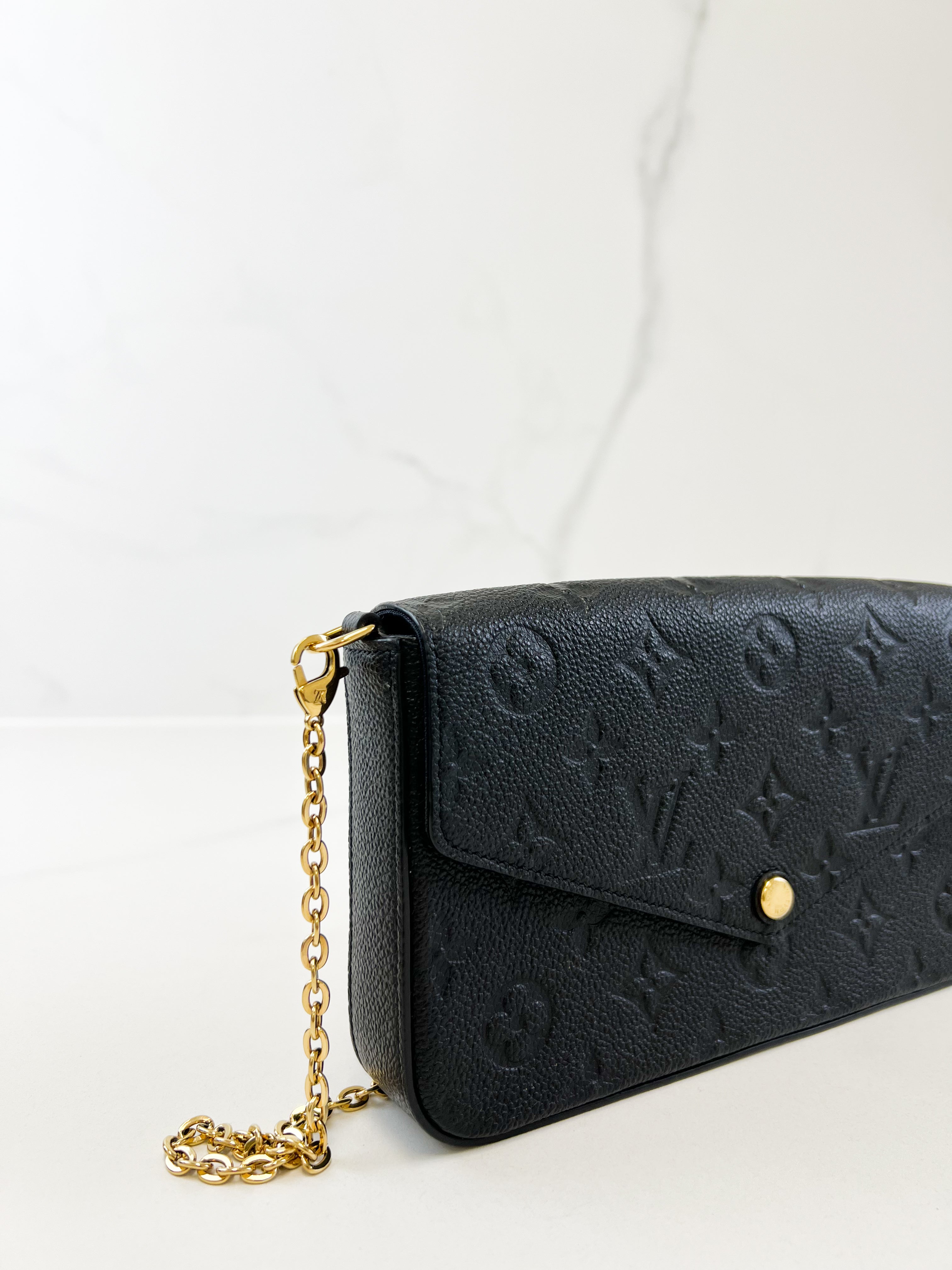 Louis Vuitton Felicie Pochette Monogram Empriente Leather