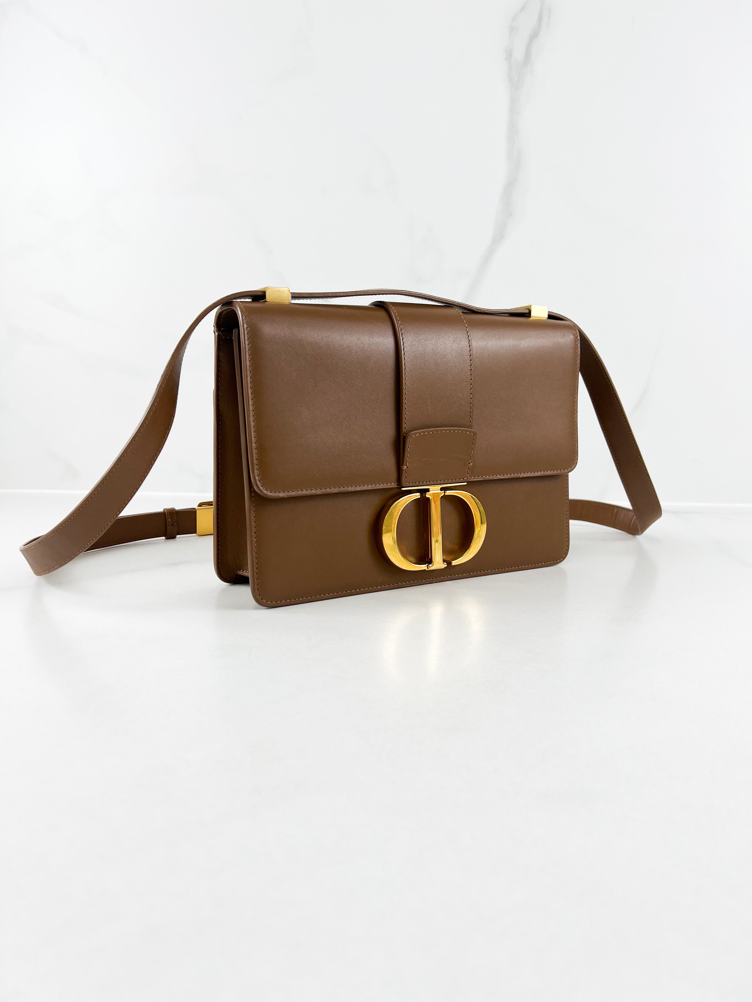 Christian Dior 30 Montaigne Chain Bag In Brown