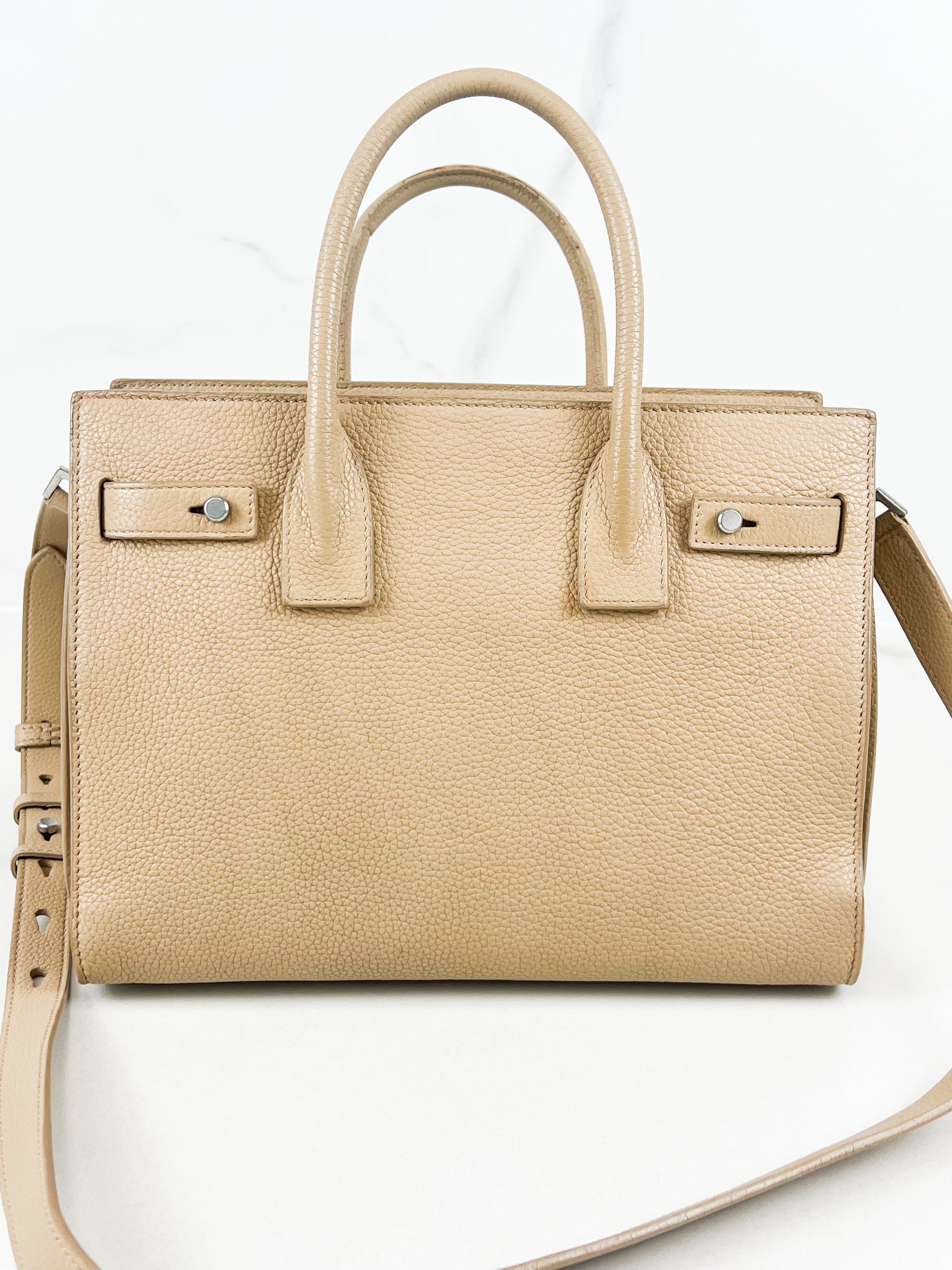 Saint Laurent Sac De Jour in Beige