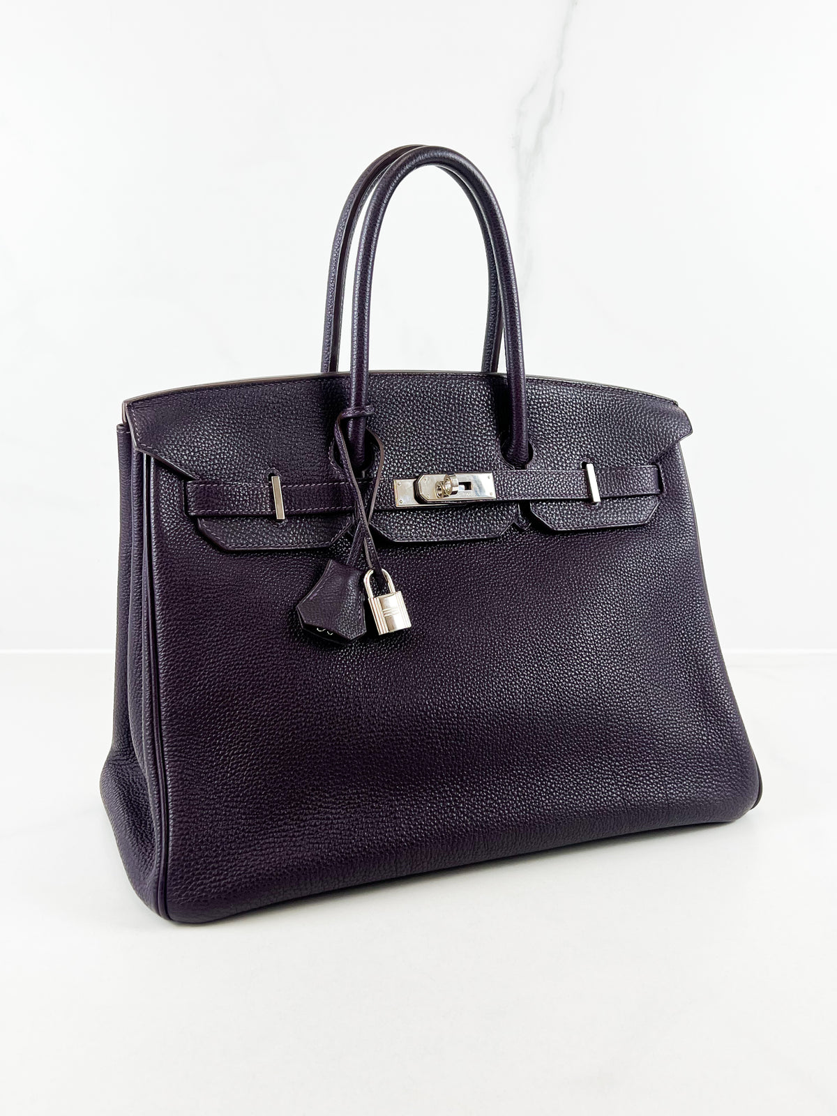 Hermes Togo Raisin Leather Birkin 35 with SHW