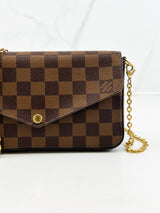 Louis Vuitton Felicie Pochette Damier Ebene