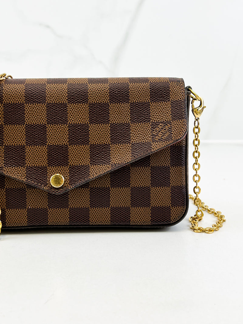 Louis Vuitton Felicie Pochette Damier Ebene