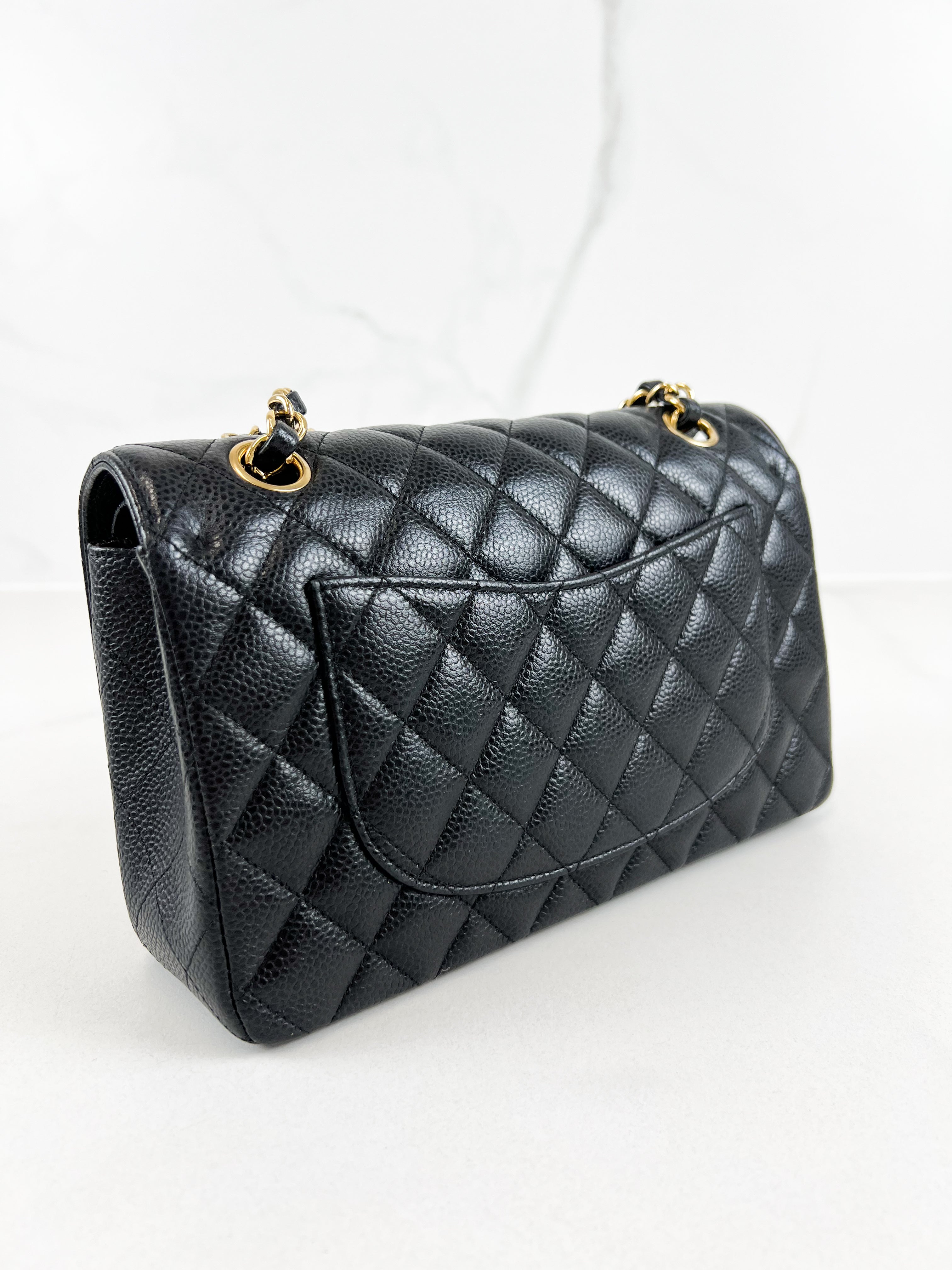 Chanel Small Classic Double Flap Caviar Shoulder Bag
