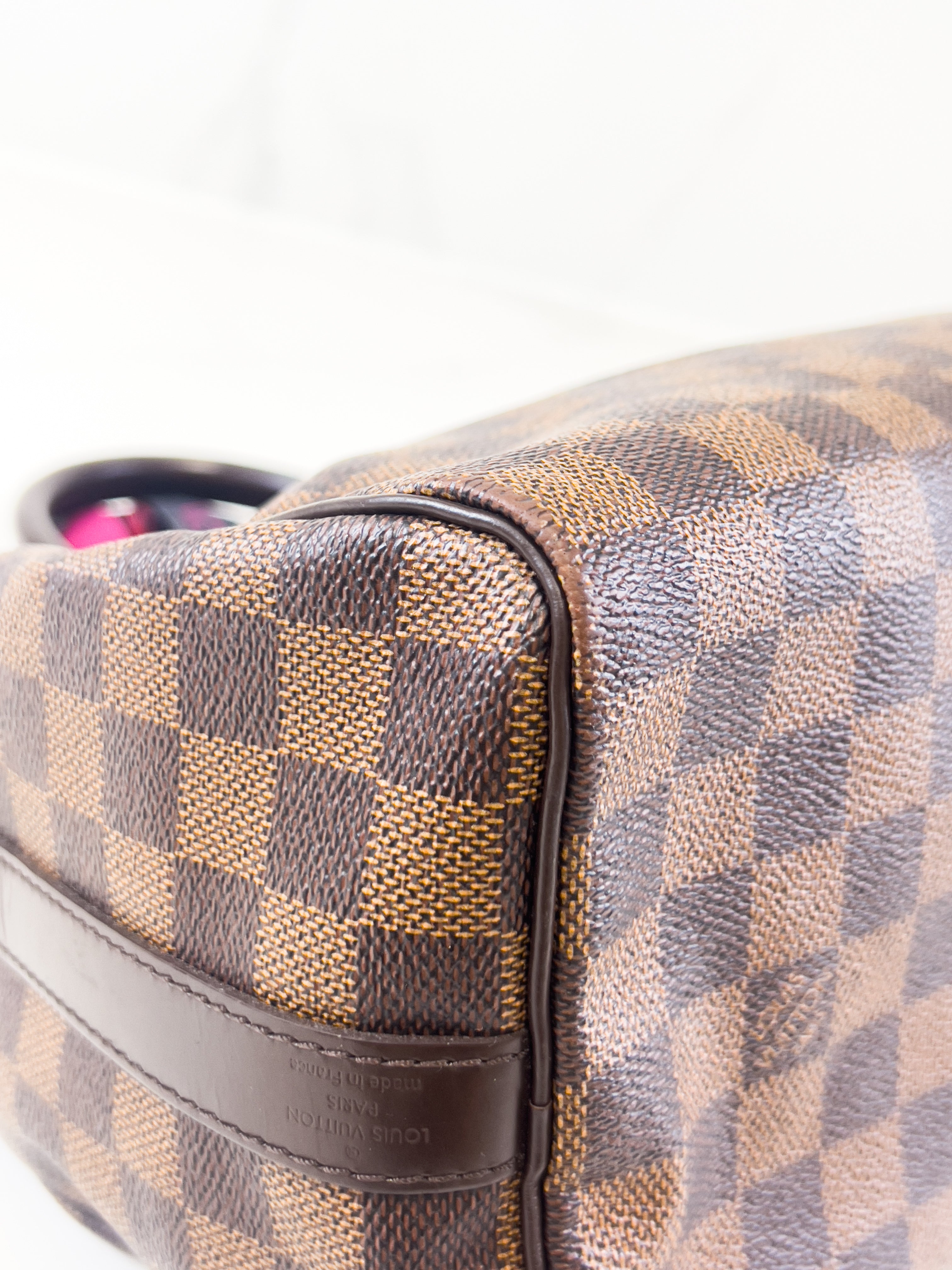 Louis Vuitton Speedy 25 Bandoulière Damier Ebene Canvas