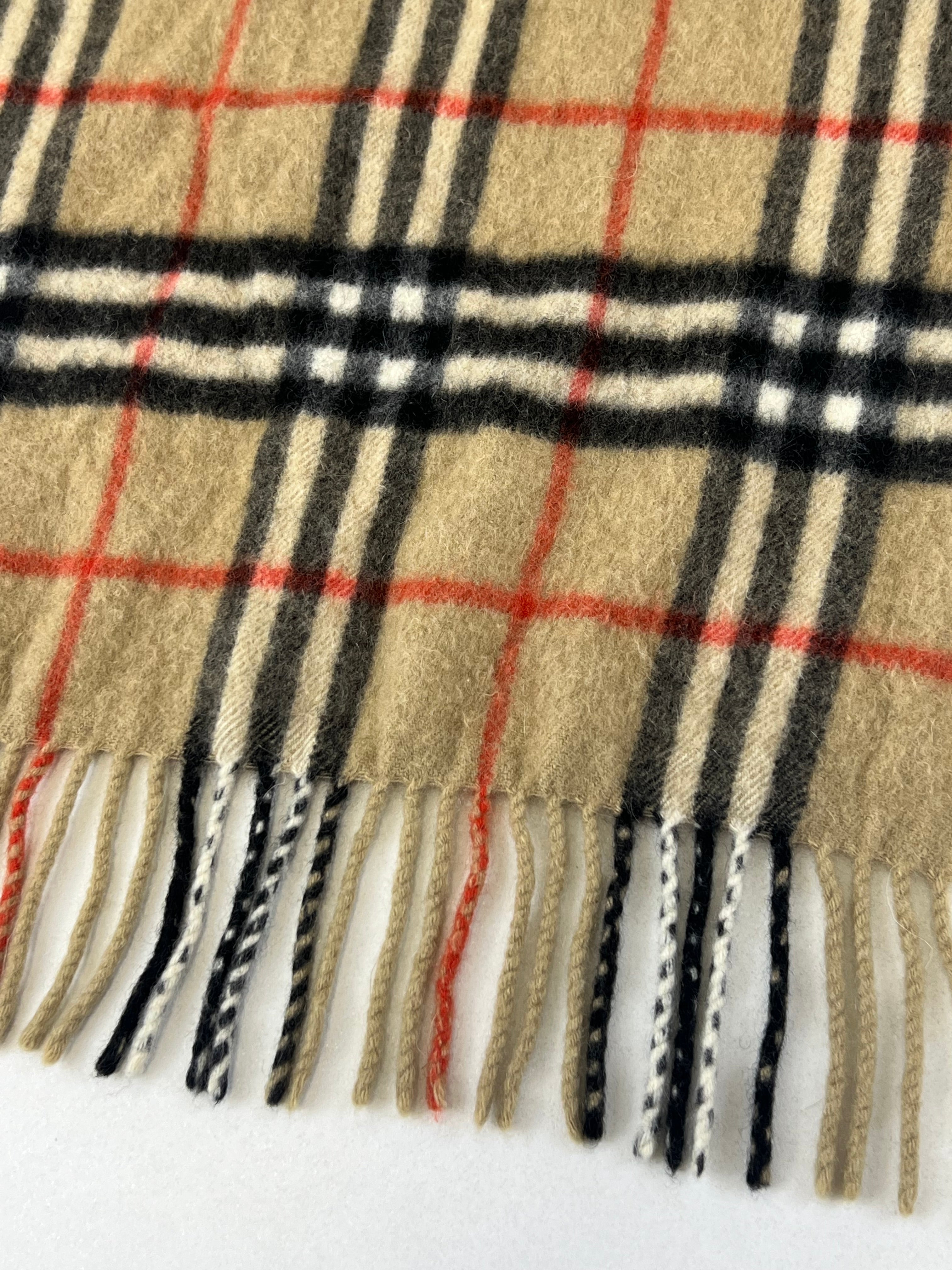 Burberry Cashmere Beige Scarf