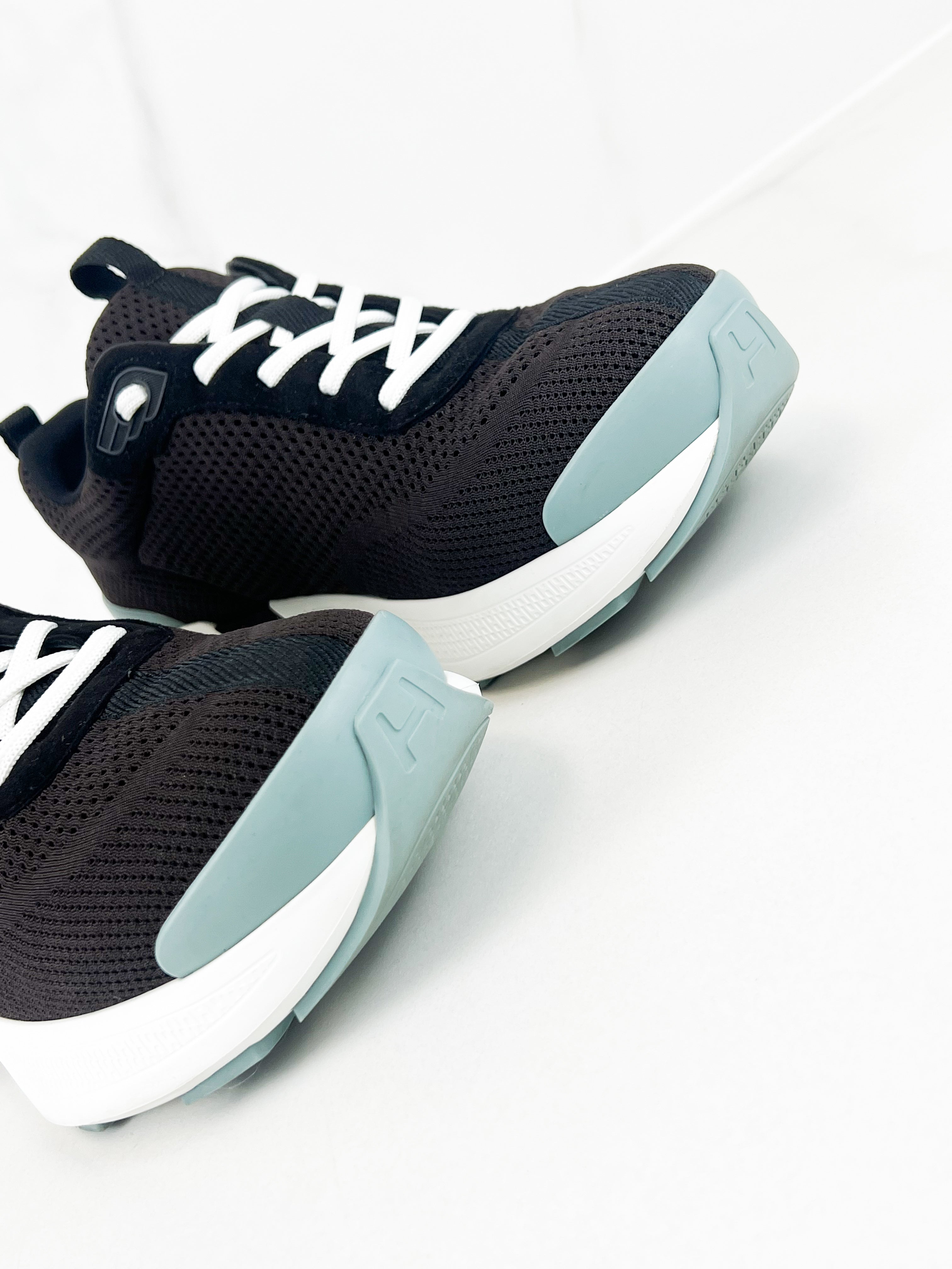 Hermes Hero Sneaker in Marron Ebene Size 40