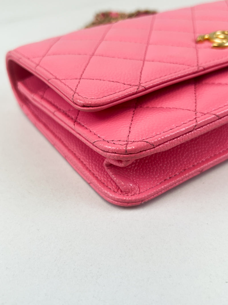 Chanel 22S Pink Caviar WOC