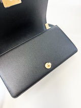 Chanel Black Old Medium Caviar Boy Bag GHW