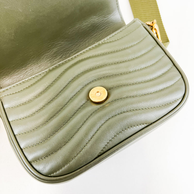 Louis Vuitton Khaki New Wave Chain Shoulder Bag