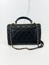 Chanel Black Medium Calfskin Trendy GHW