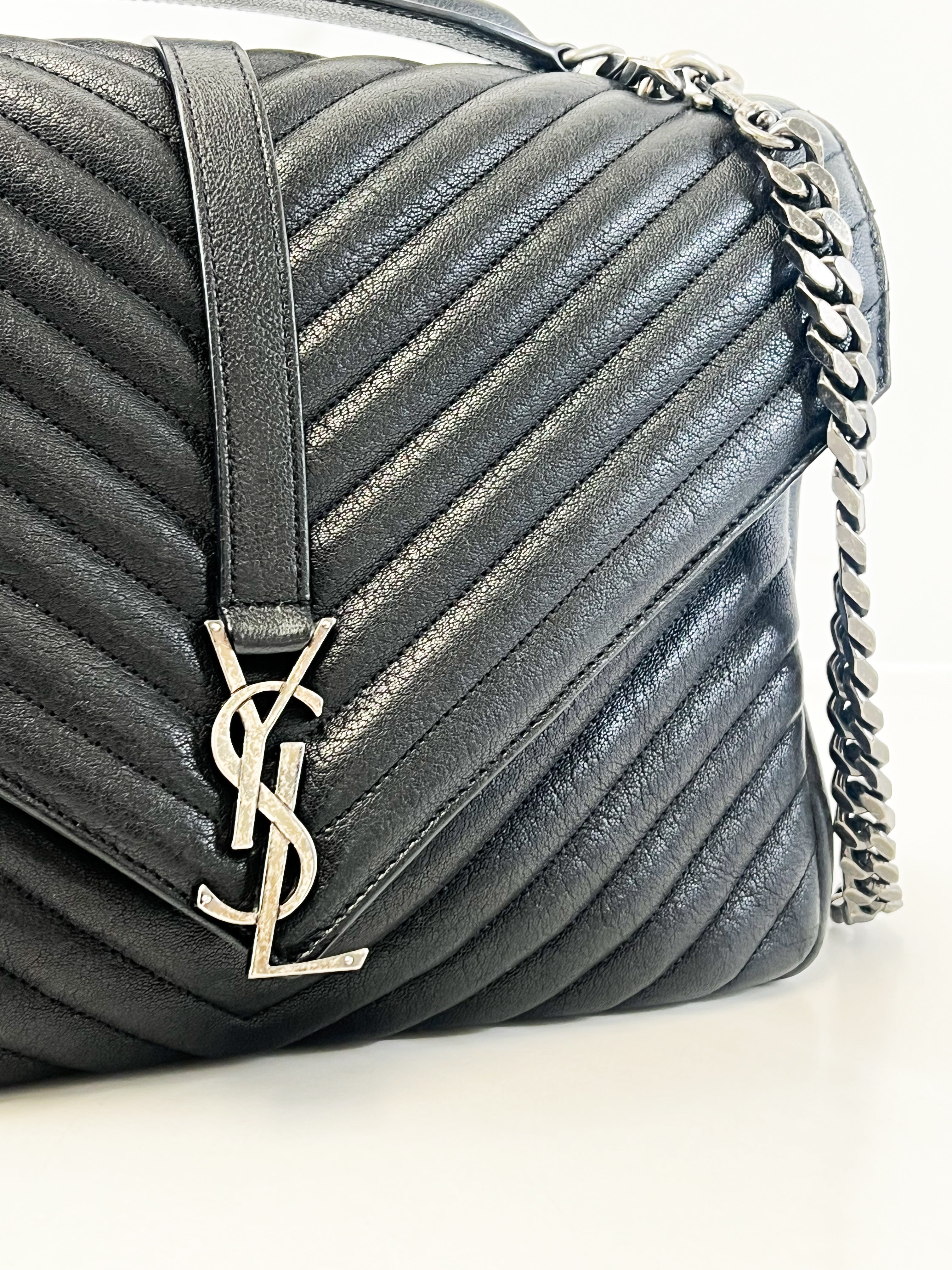 Saint Laurent Black College Bag