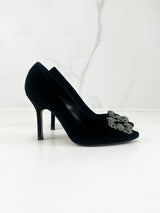 Manolo Blahnik Hangisi Pump 100mm