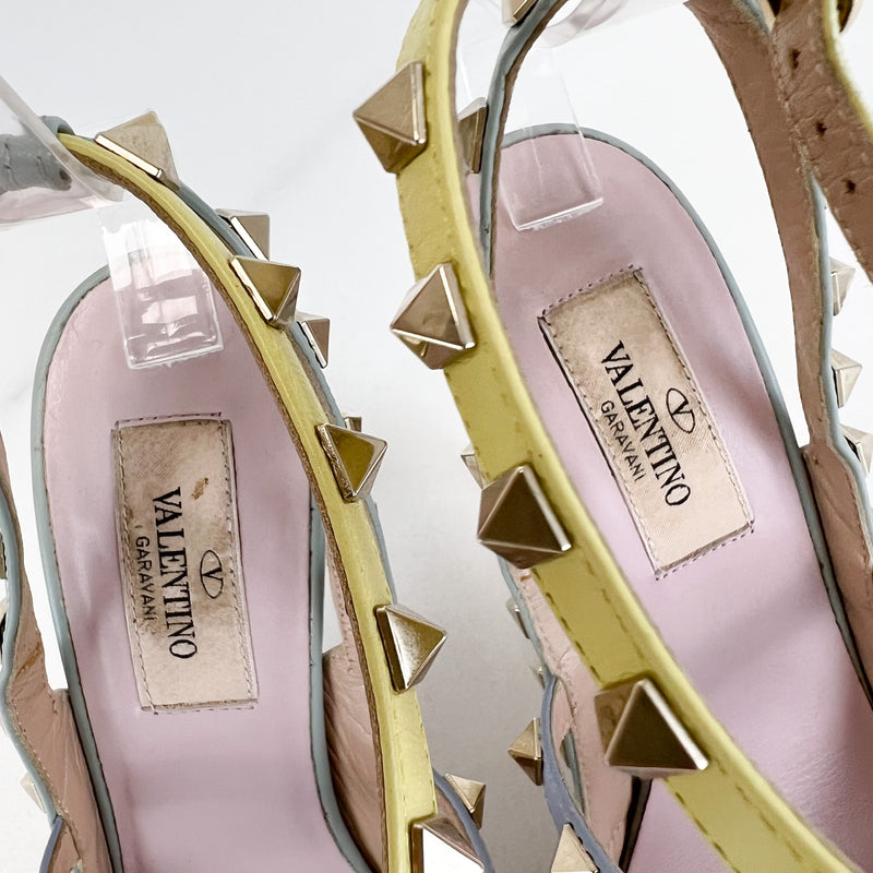 Valentino Multicolour Rockstud Pumps Size 37