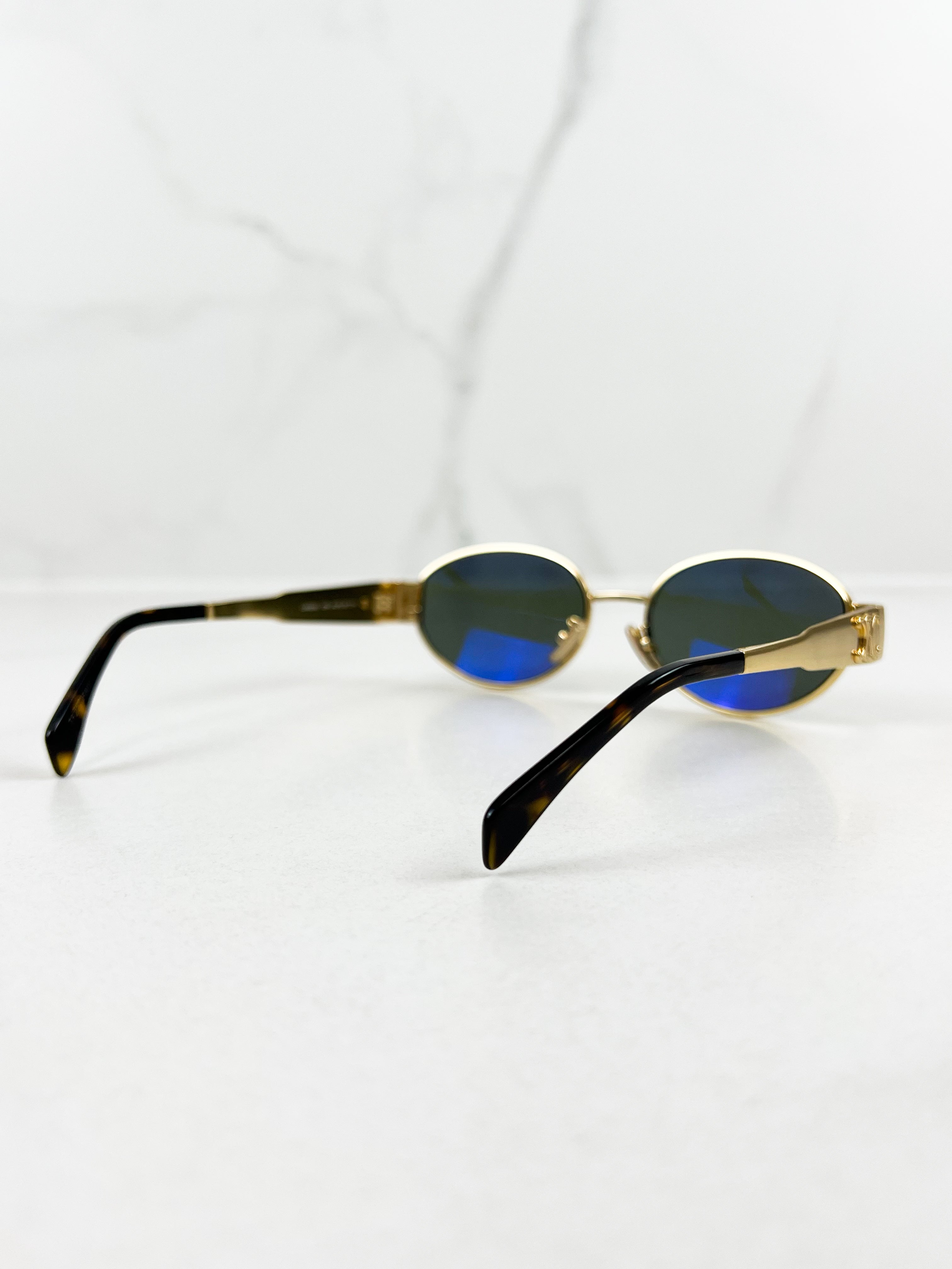 Celine Triomphe Metal Sunglasses