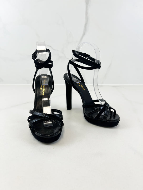 Saint Laurent Platform Ankle Strap Sandal Size 36