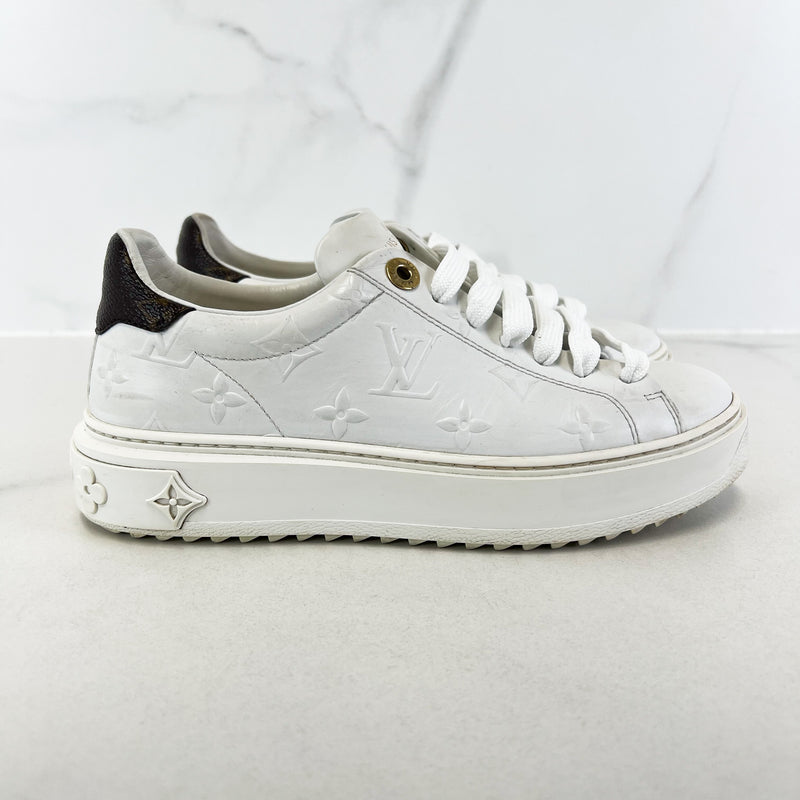 Louis Vuitton Monogram Time Out Sneaker Size 35