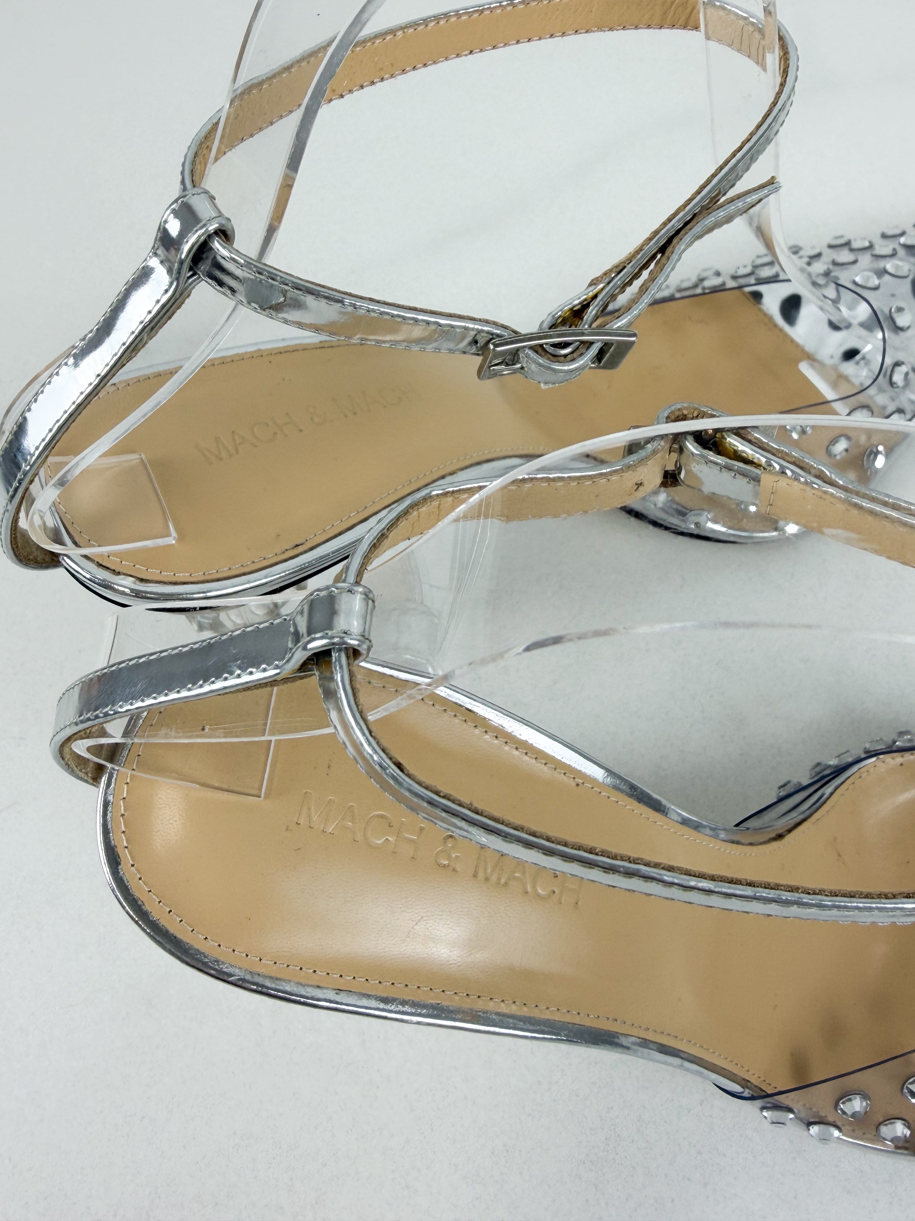 Mach & Mach Embellished Crystal Pump Size 41