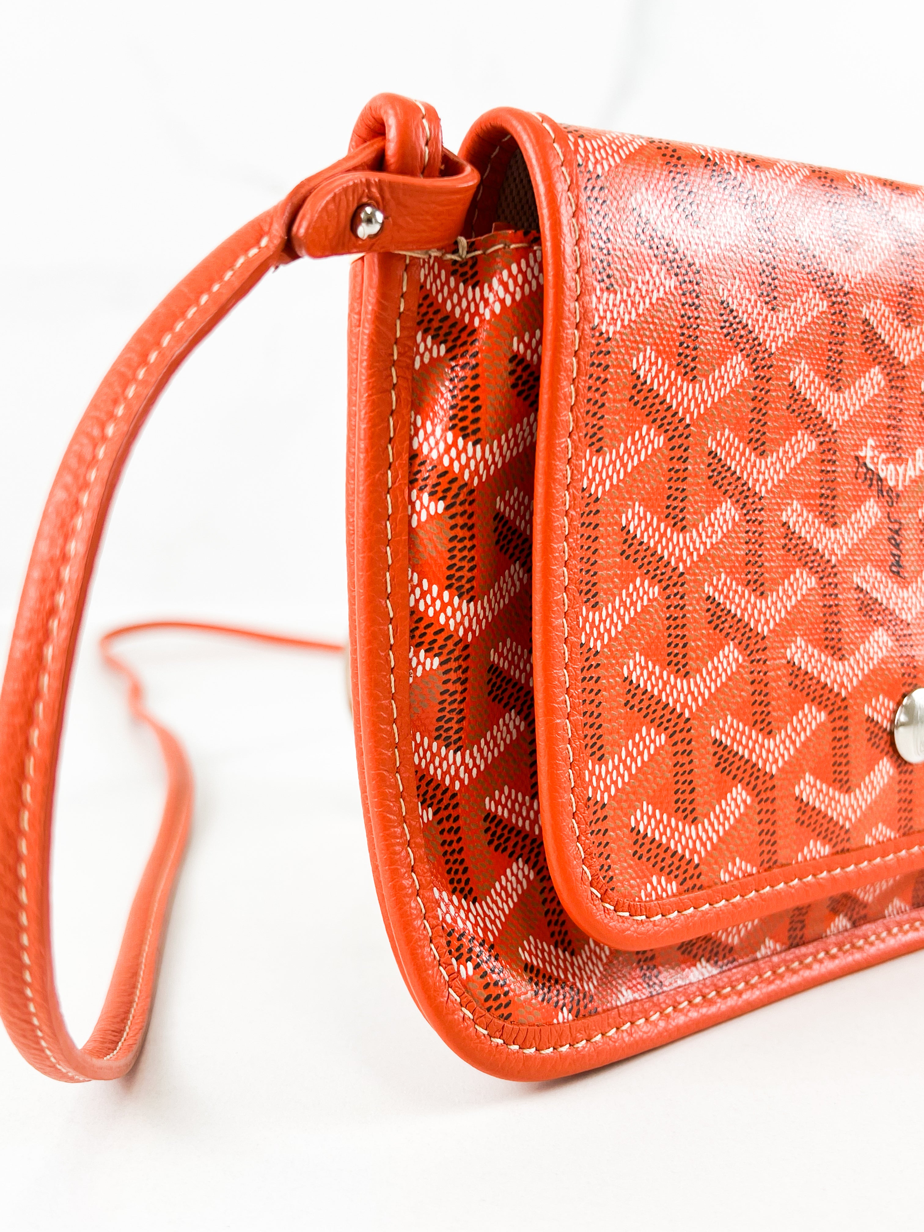 Goyard Plumet Orange Mini Crossbody Bag
