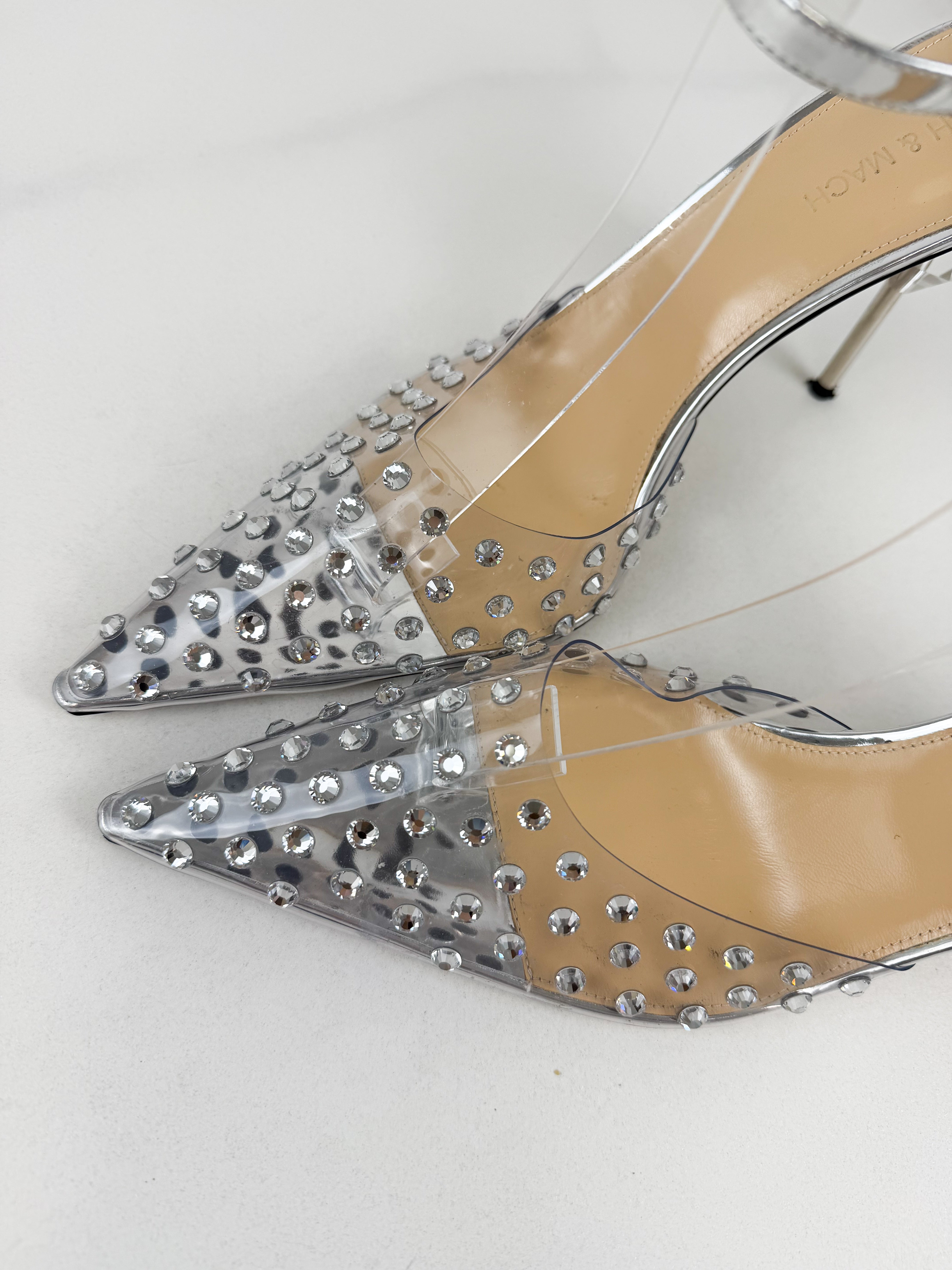 Mach & Mach Embellished Crystal Pump Size 41