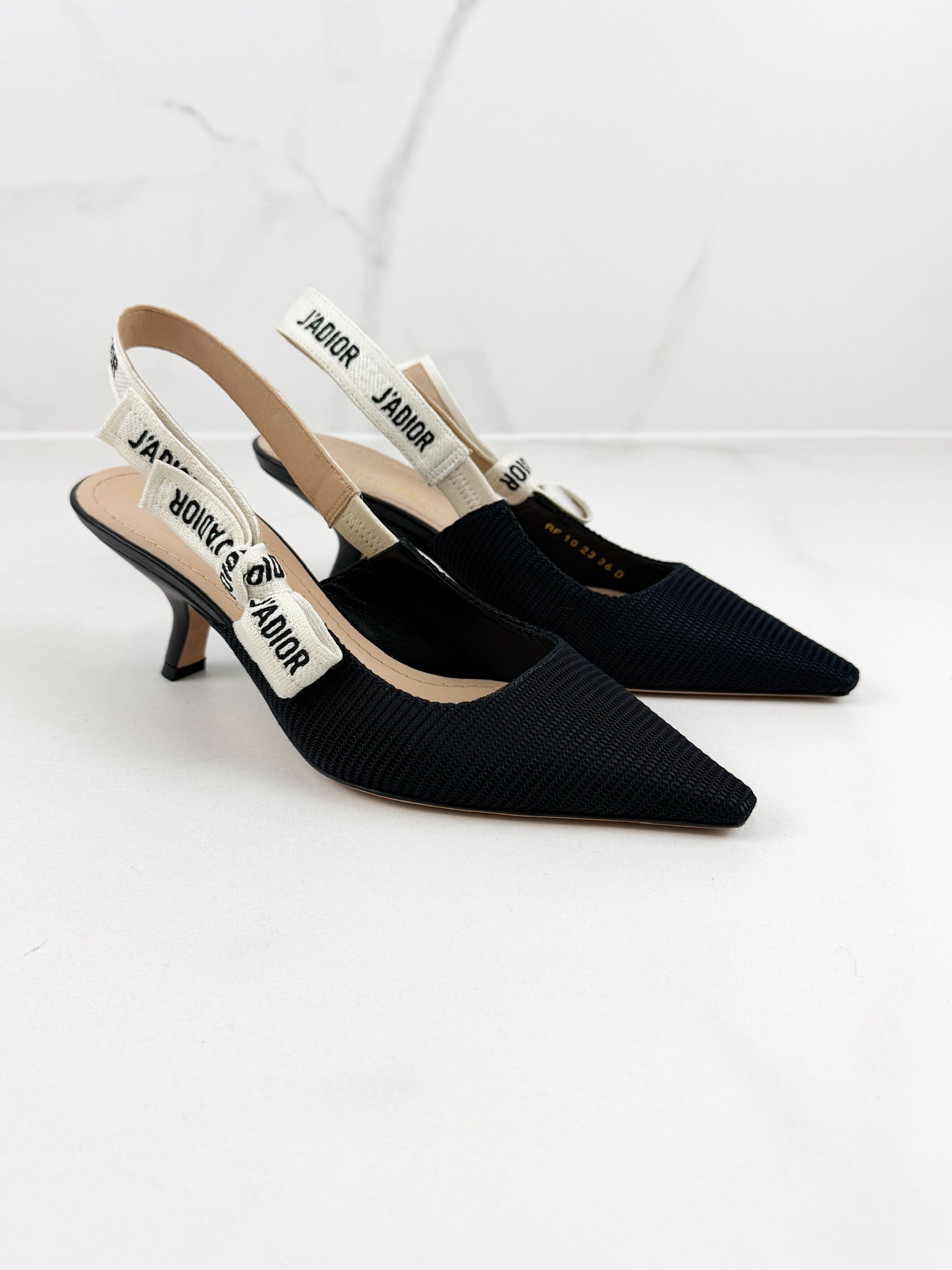 Christian Dior Jadior Slingback Kitten Heel Size 36