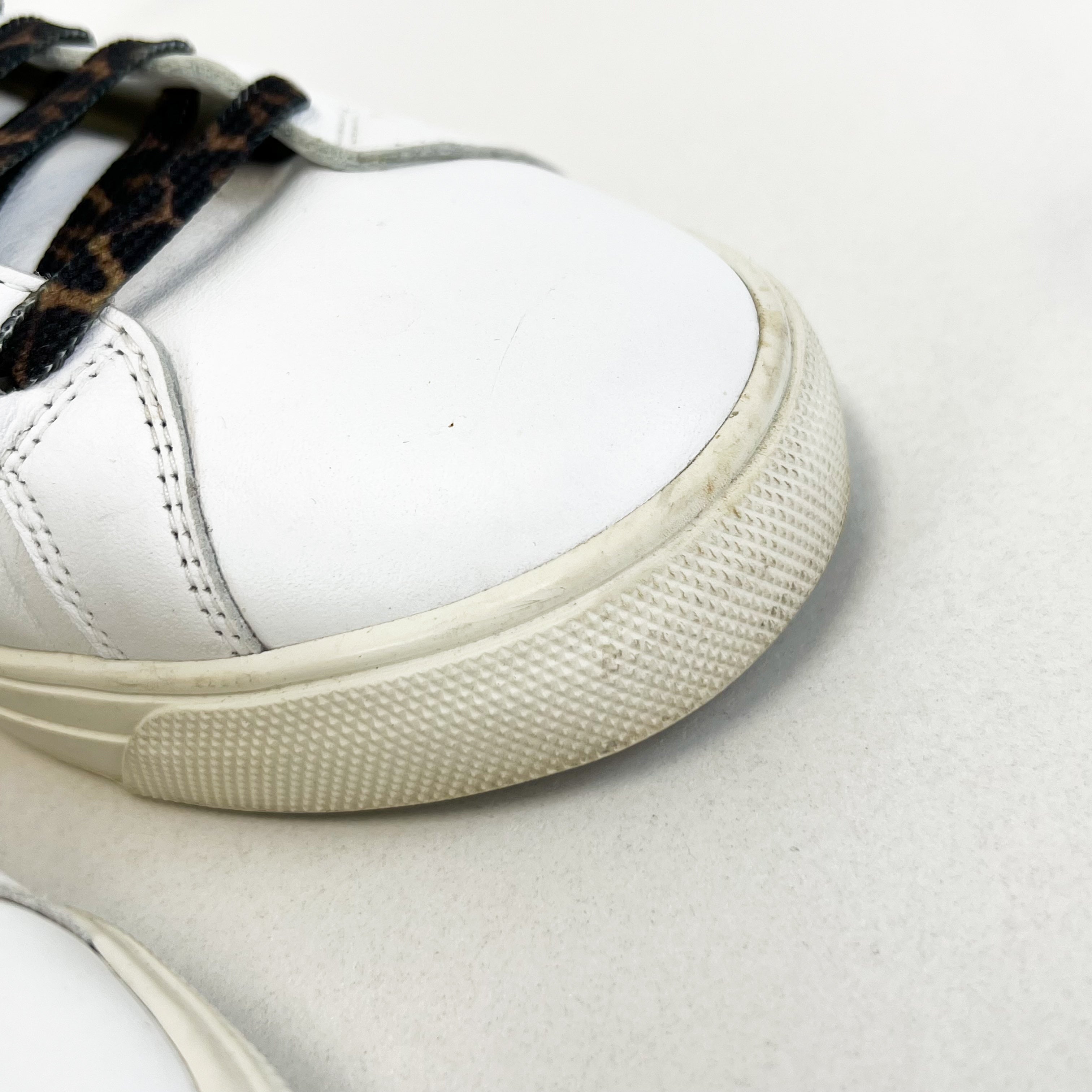 Saint Laurent Andy Leather Sneakers Size 38
