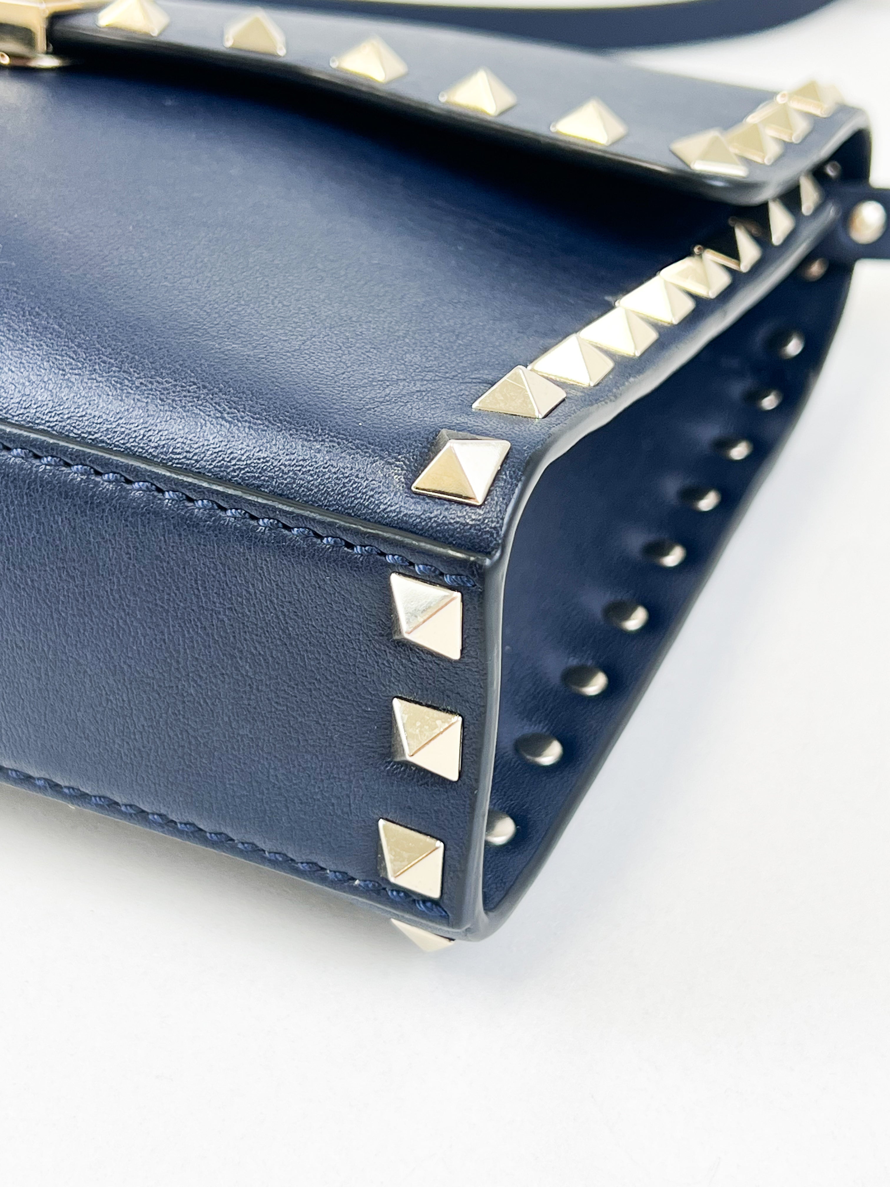 Valentino Garavani Rockstud Grain Texture Crossbody Bag