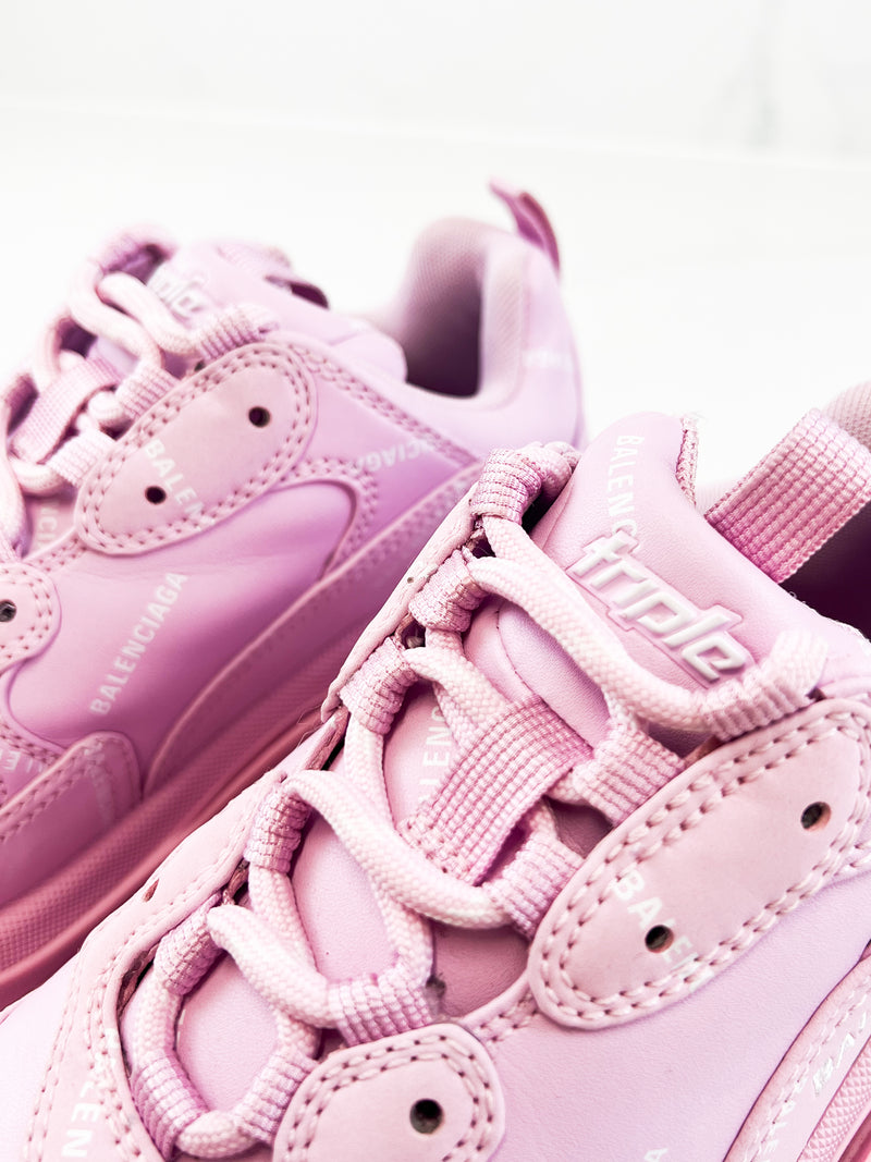 Balenciaga Pink Triple S Trainer
