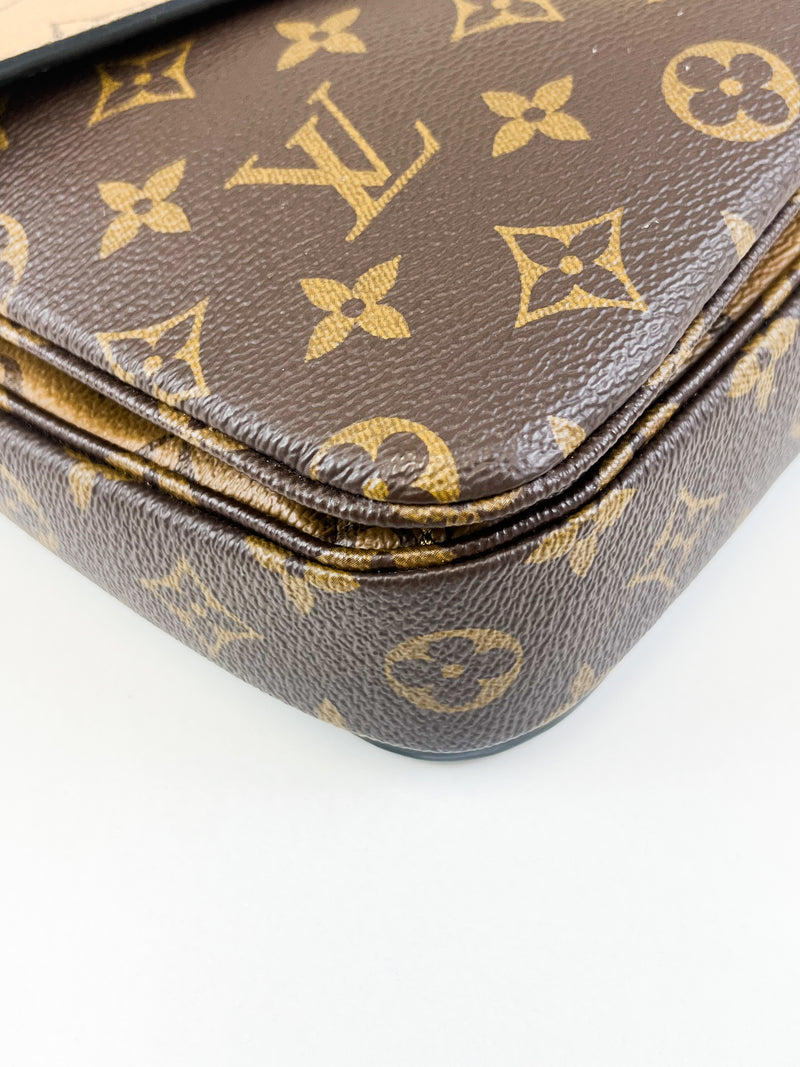 Louis Vuitton Monogram Reverse Pochette Metis