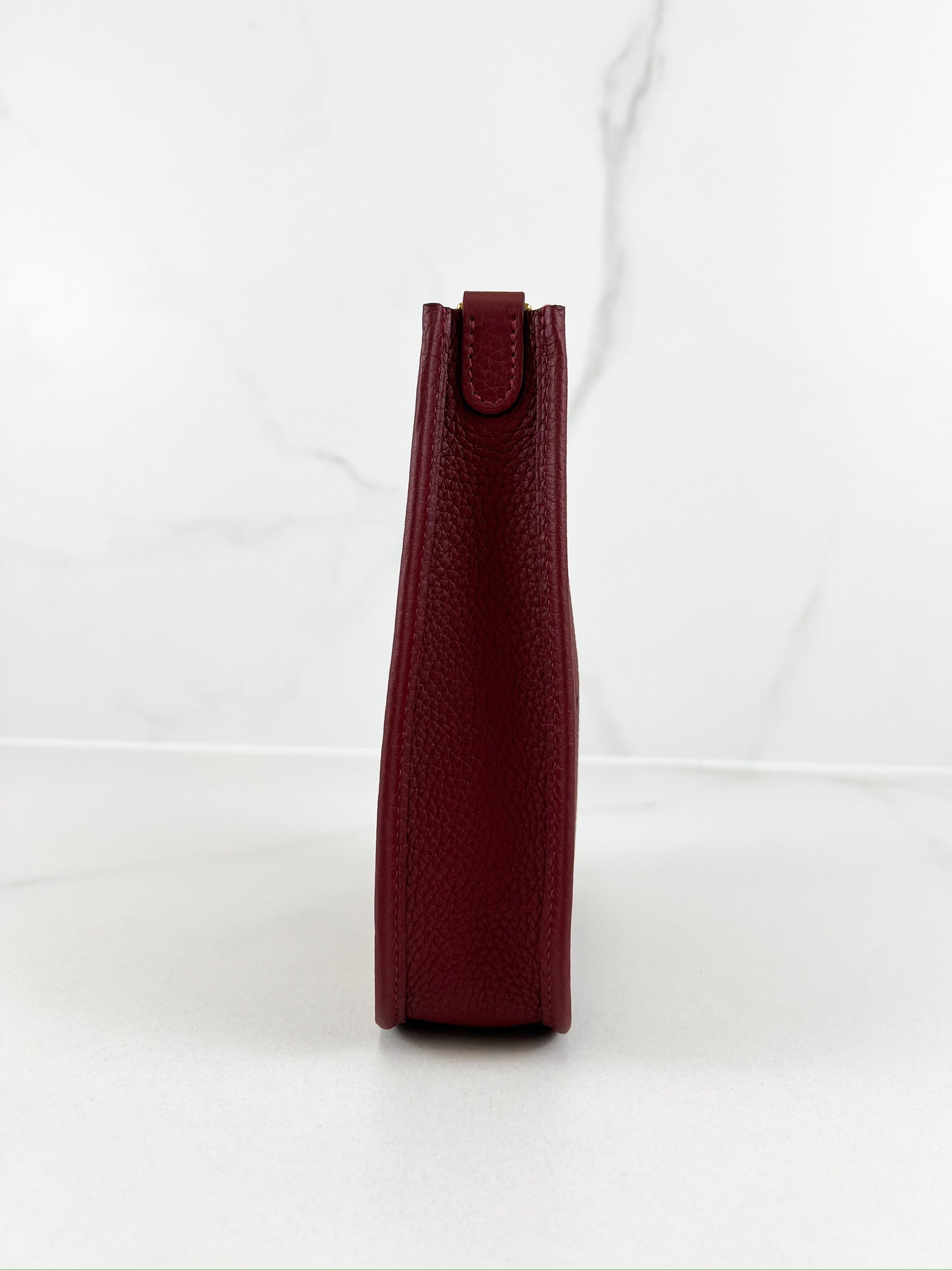 Hermes 16 Mini Evelyne in Rouge
