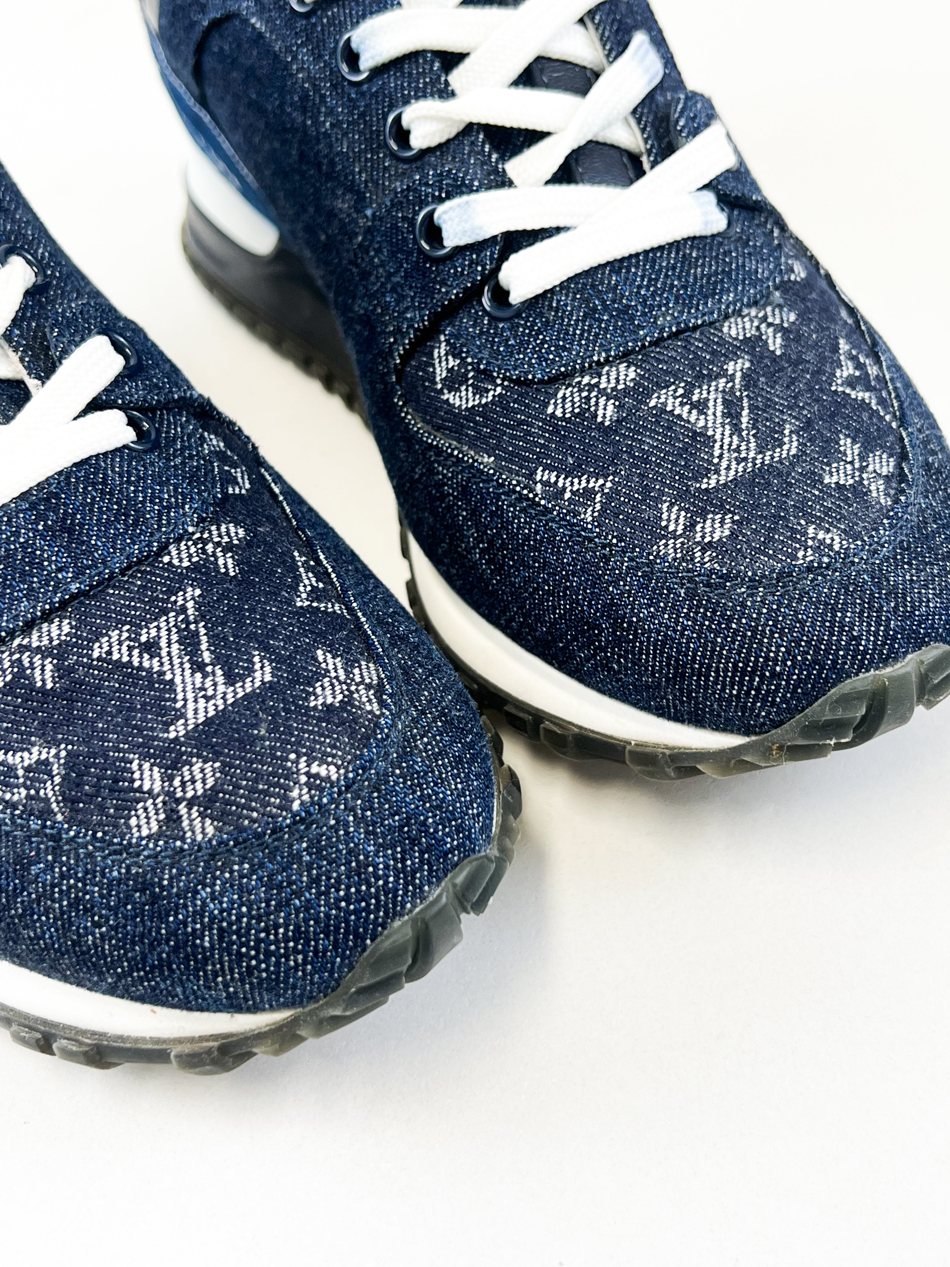 Louis Vuitton Denim Runaway Sneaker Size 36