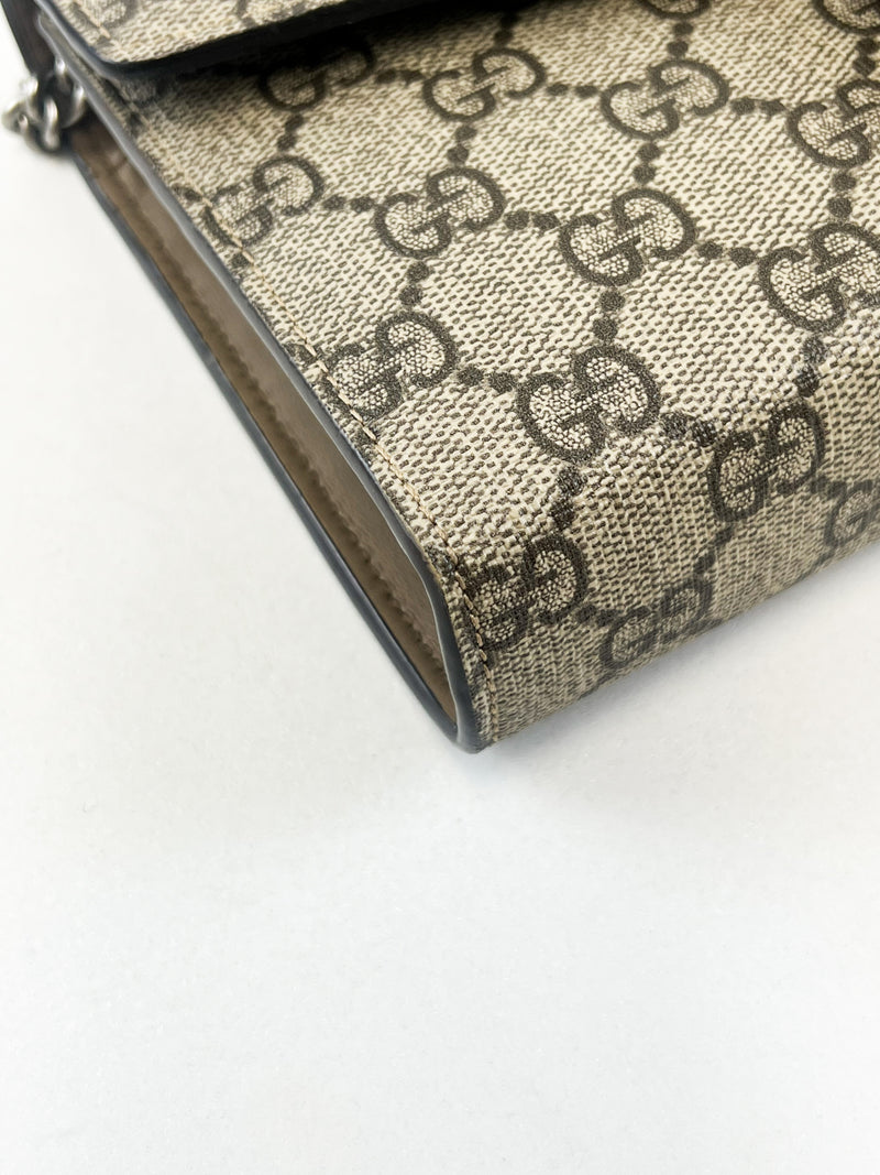 Gucci Dionysus GG Supreme Chain Wallet