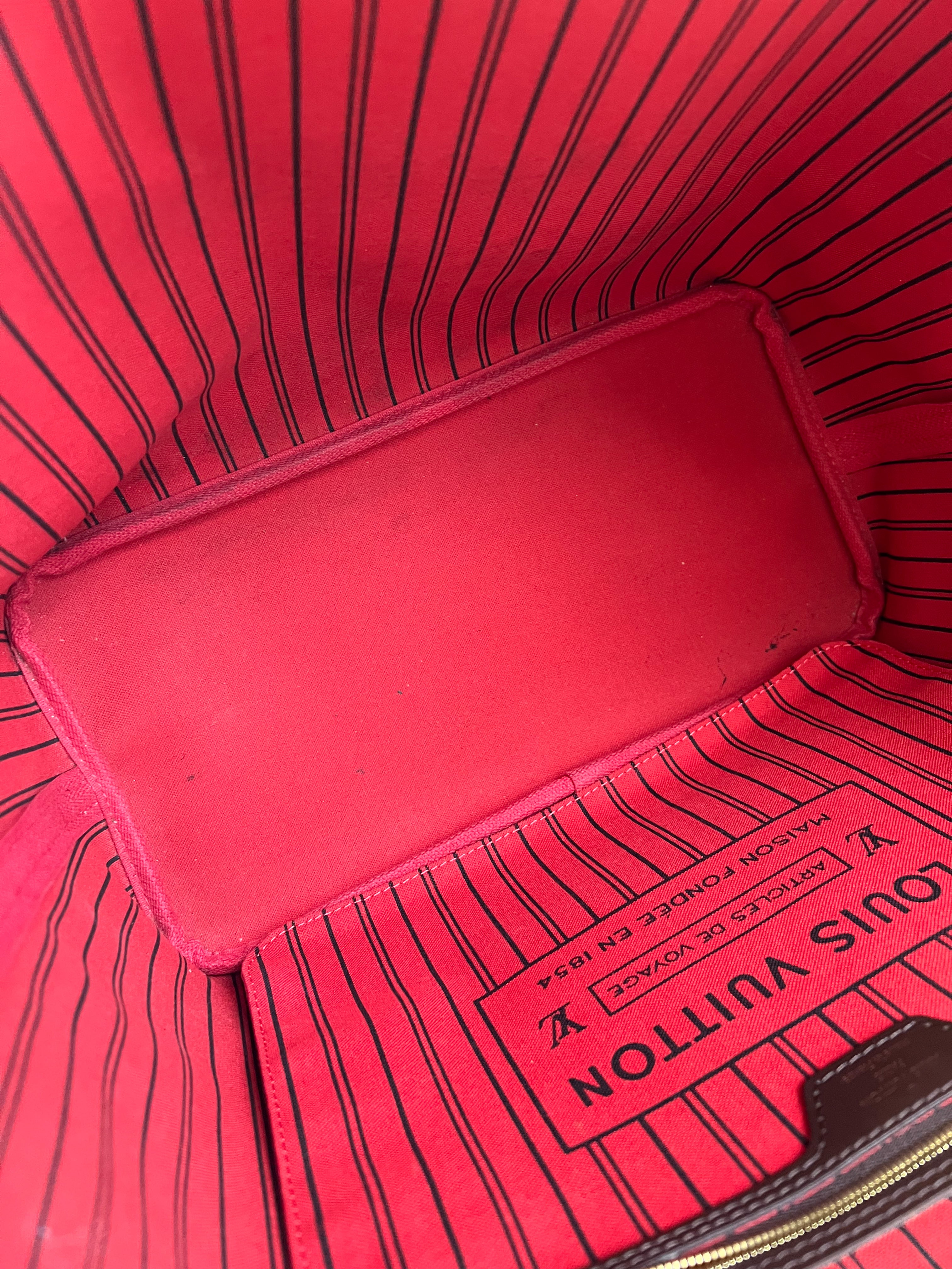 Louis Vuitton Damier Ebene Neverfull MM with Pouch