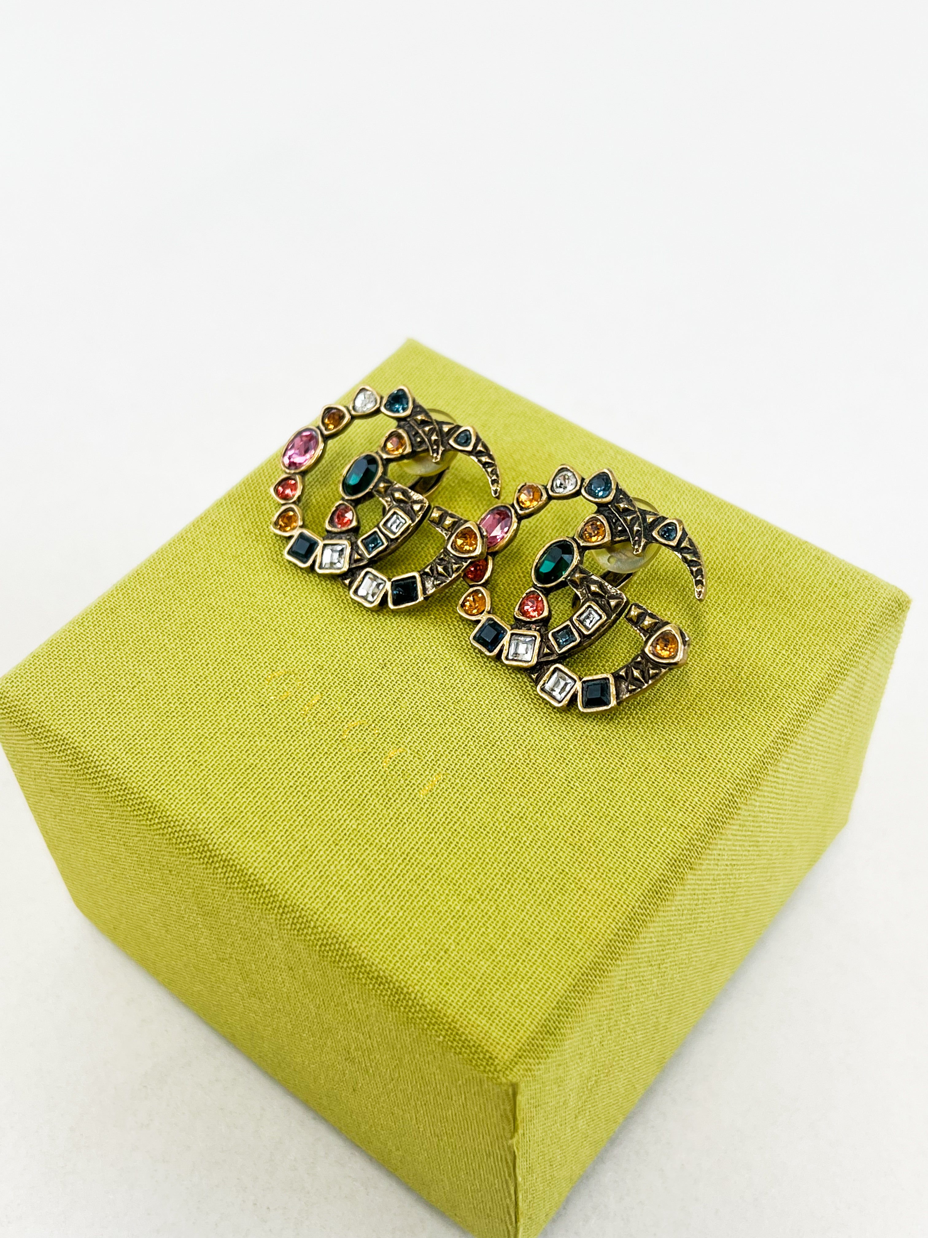 Gucci GG Marmont Multi-Colour Crystal Earring