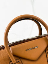 Givenchy Antigona Grained Leather Medium Tan Shoulder Bag
