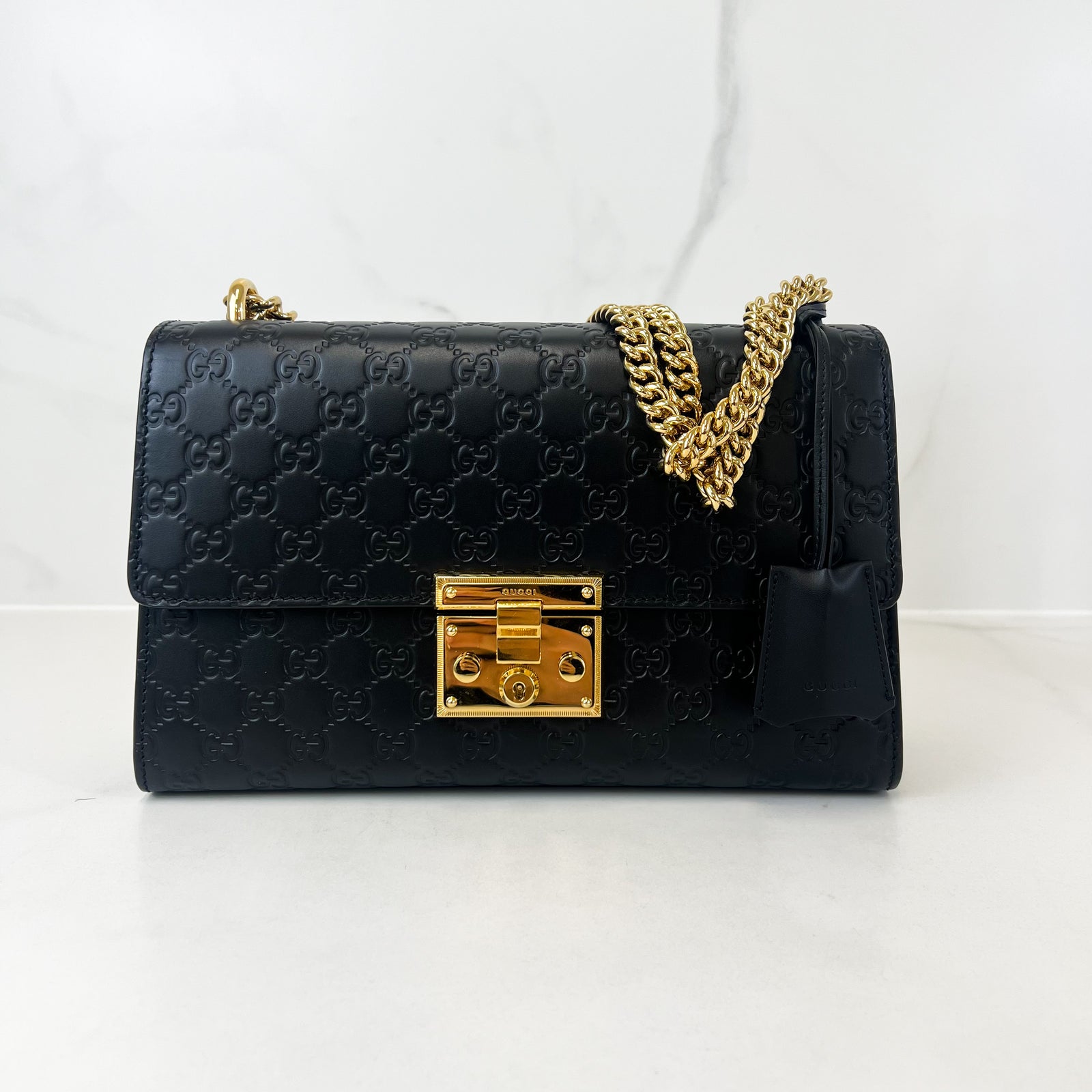 Guccissima padlock bag store