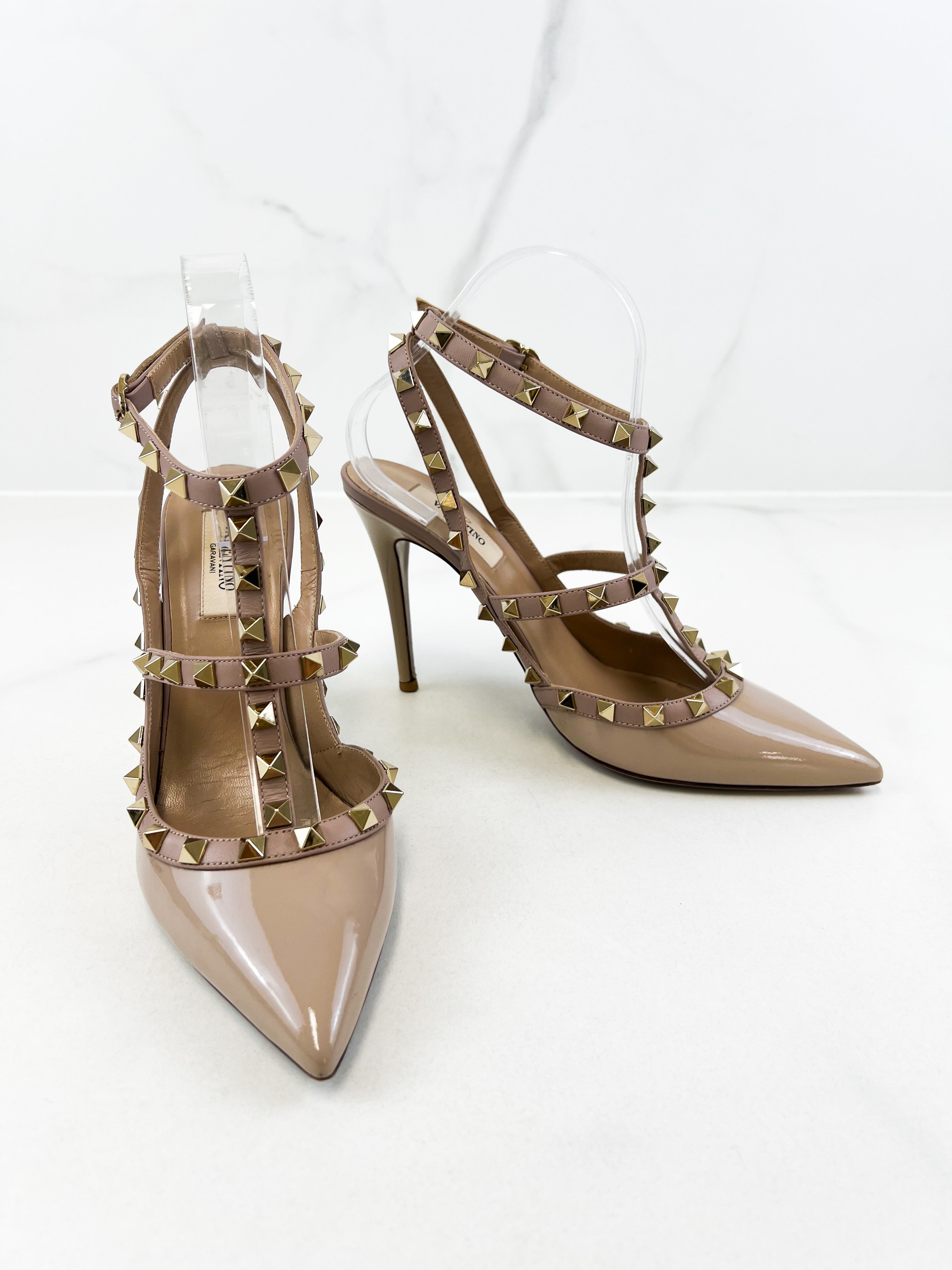 Valentino Caged Rockstud Pumps Size 39