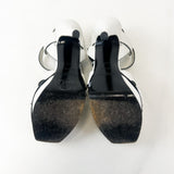 Saint Laurent White Tributes 135mm Size 35