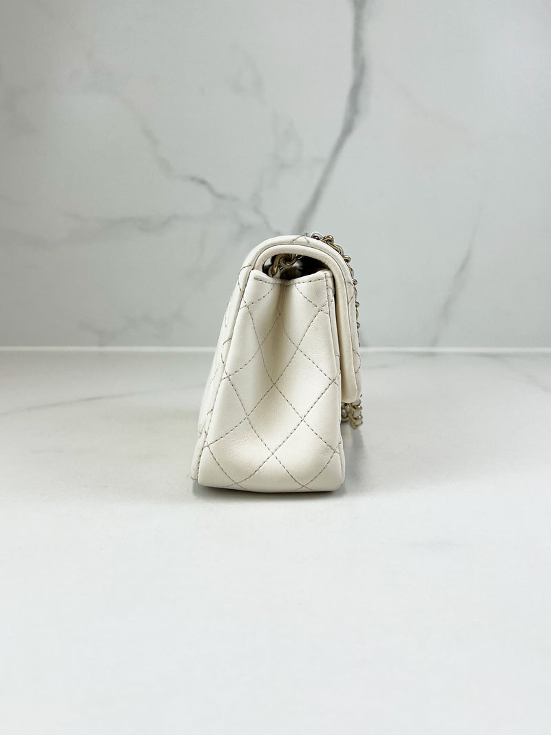 Chanel Mini Square Lambskin Shoulder Bag