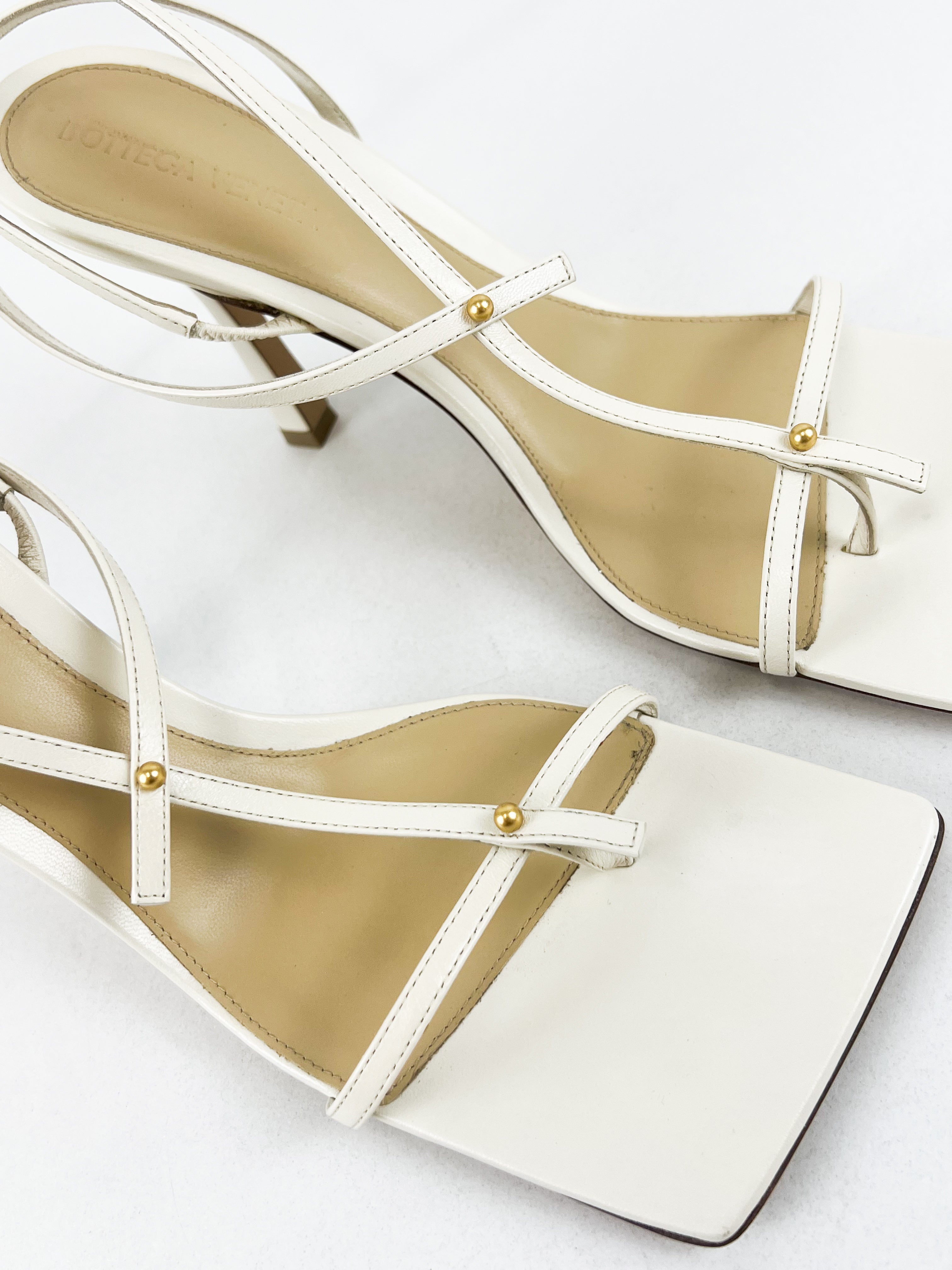 Bottega Veneta Stretch Sandal Heel Size 39