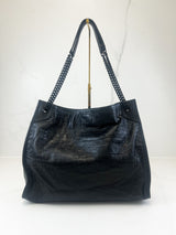Saint Laurent Niki Shopping Crinkled Vintage Leather