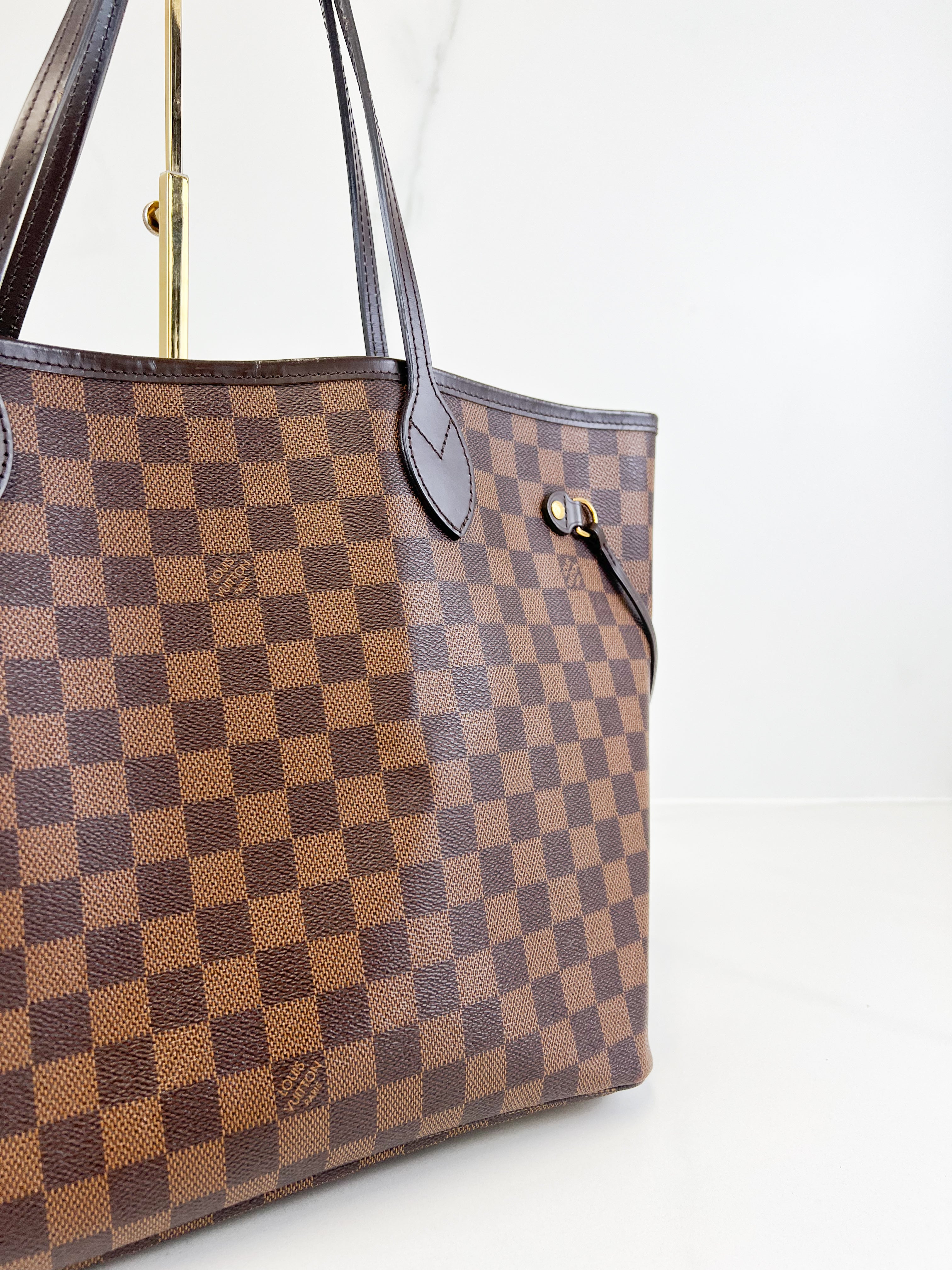 Louis Vuitton Damier Ebene Neverfull MM with Pouch