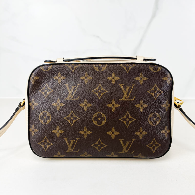 Louis Vuitton Saintogne in Beige Monogram Canvas